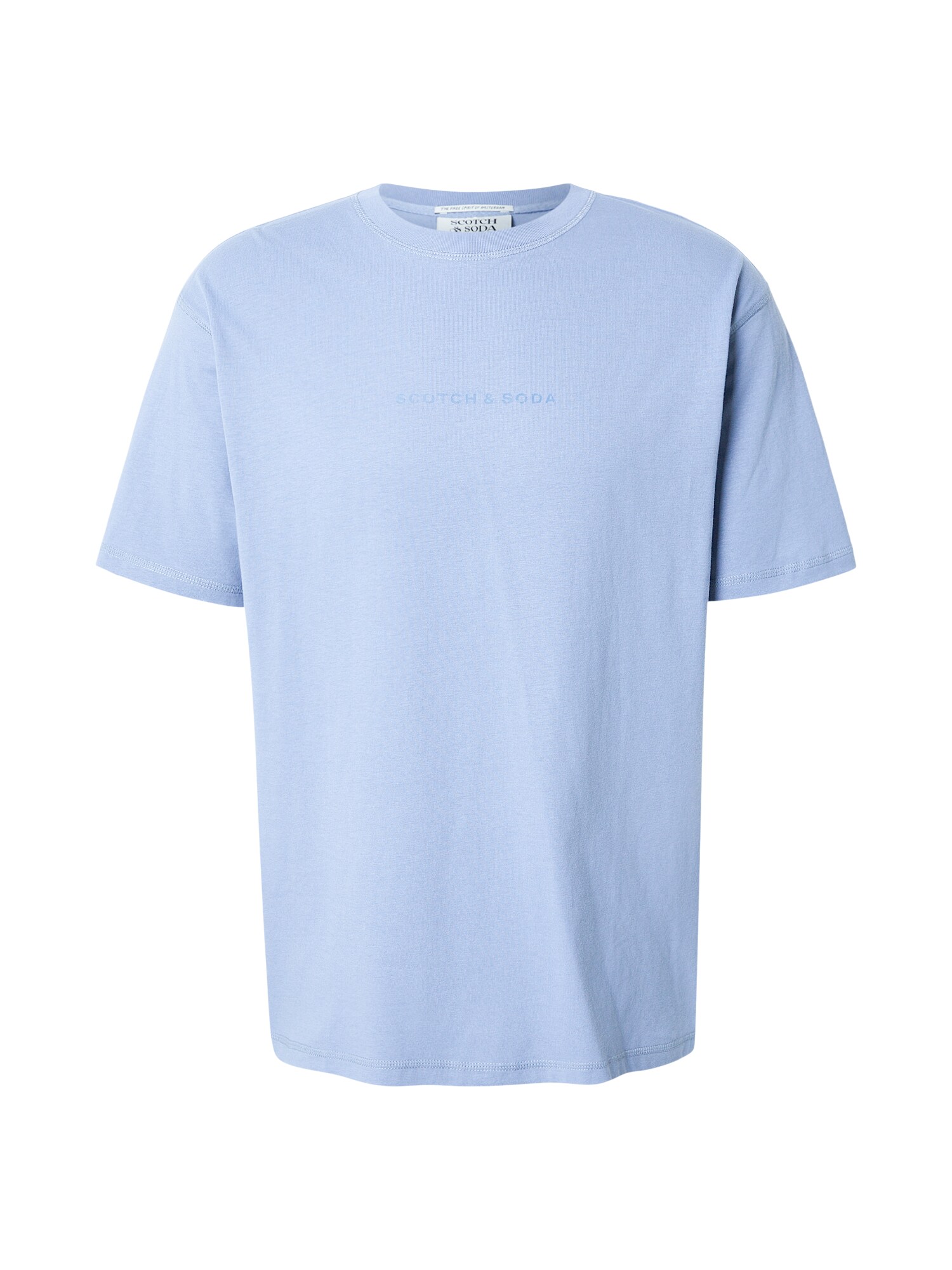 SCOTCH & SODA Tricou Seasonal Core  opal / albastru deschis