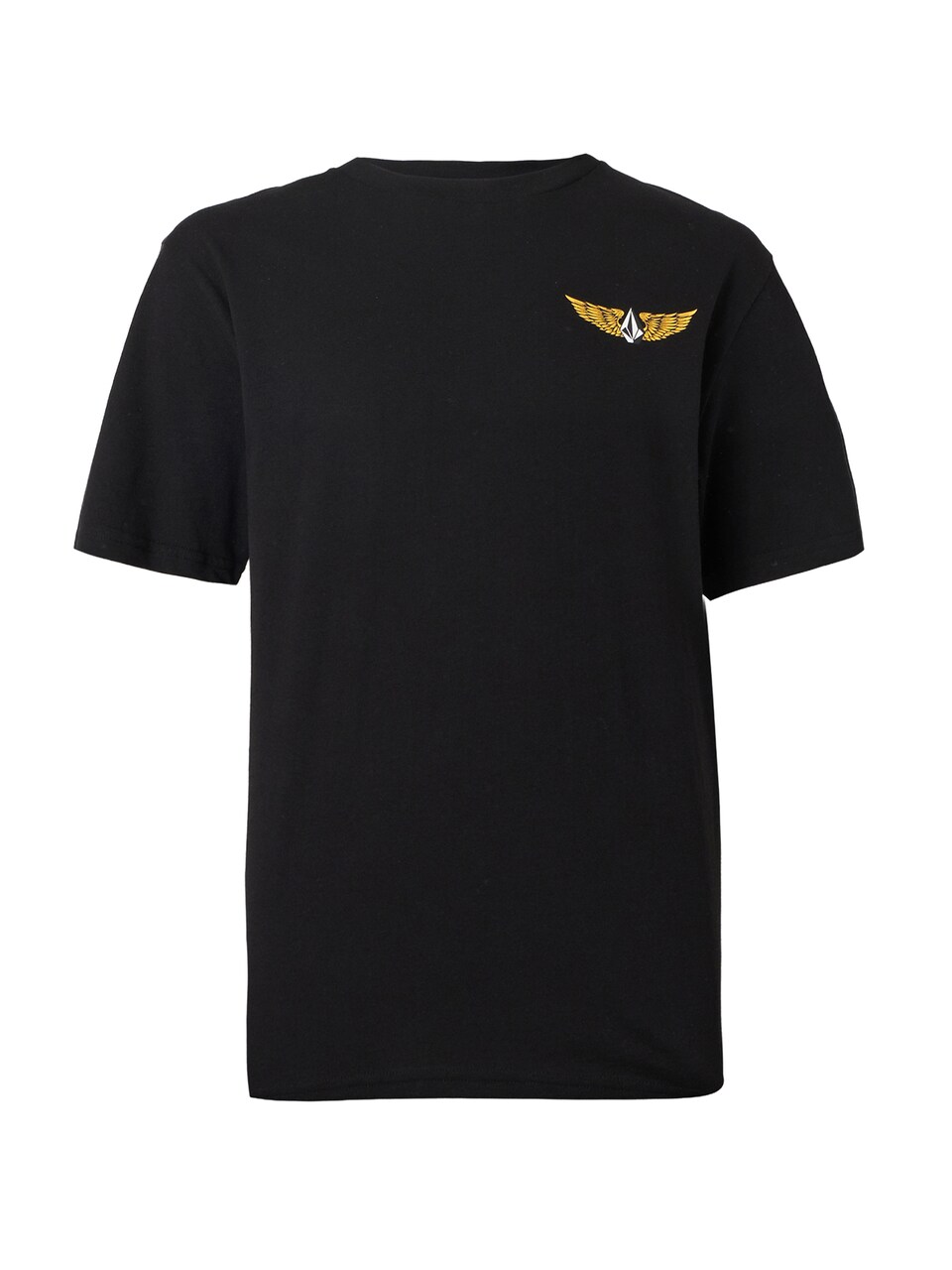T-shirt 'FLYER' gul / svart