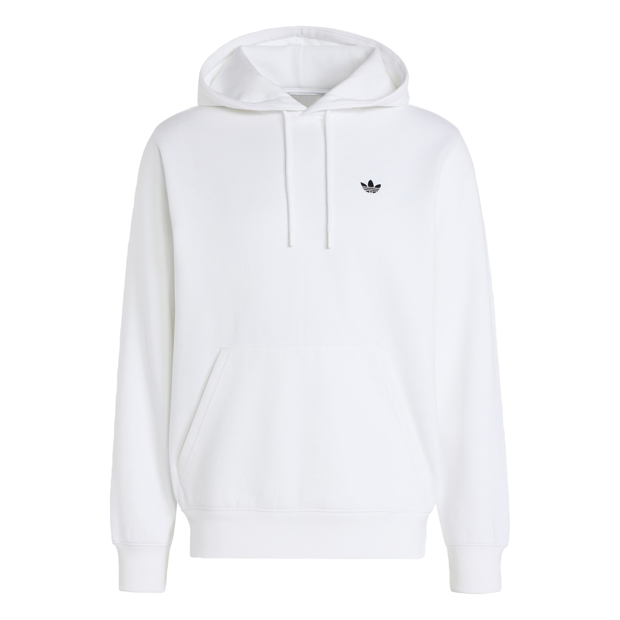 ADIDAS ORIGINALS Bluză de molton Trefoil Essentials alb