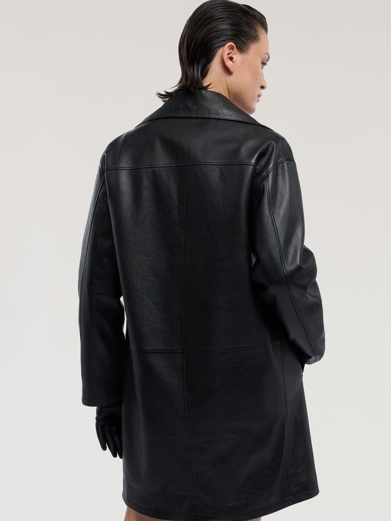 Trussardi Chaqueta de entretiempo negro – imagen 3