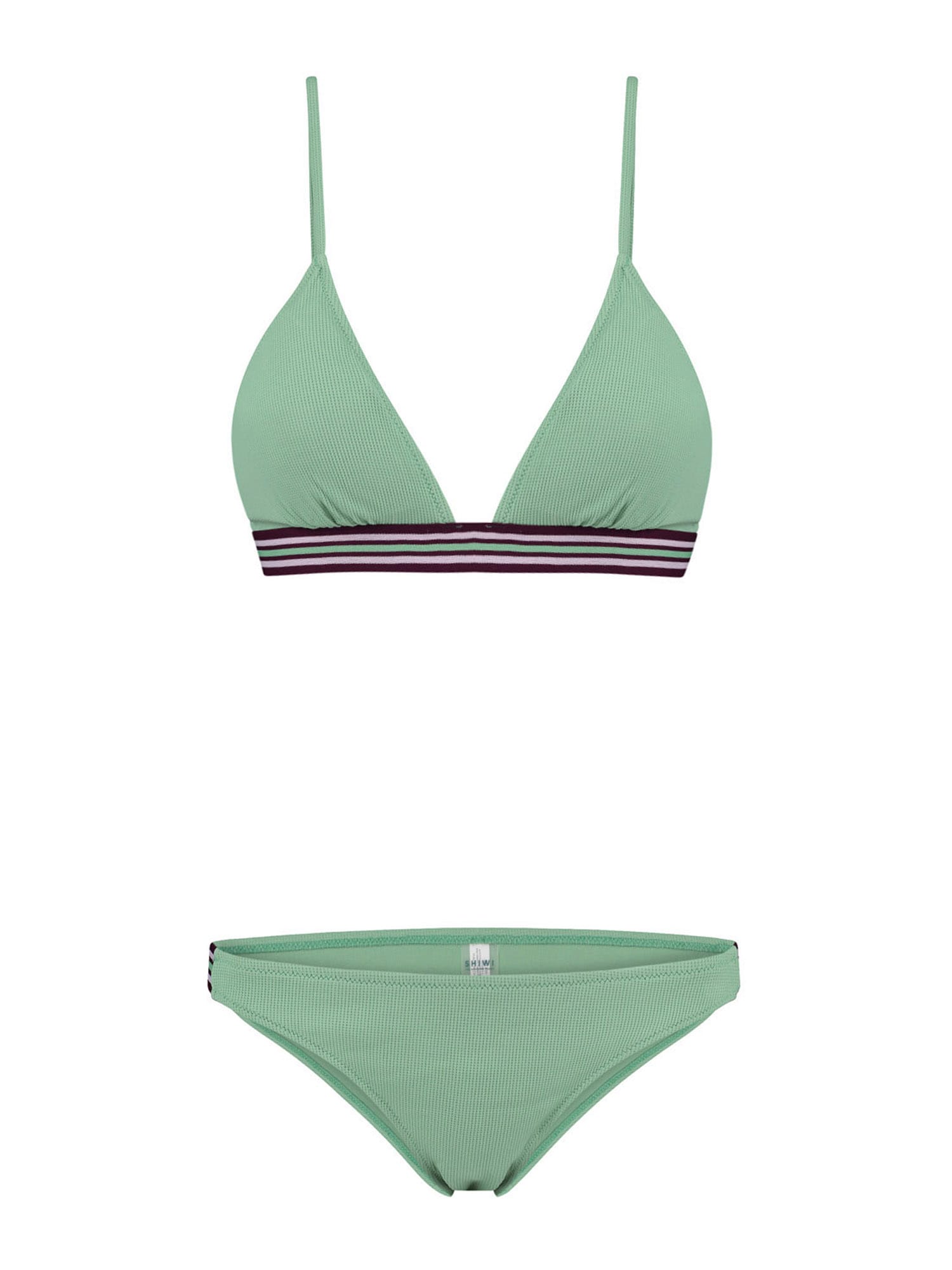Shiwi Bikini  svetlo zelena / črna / bela
