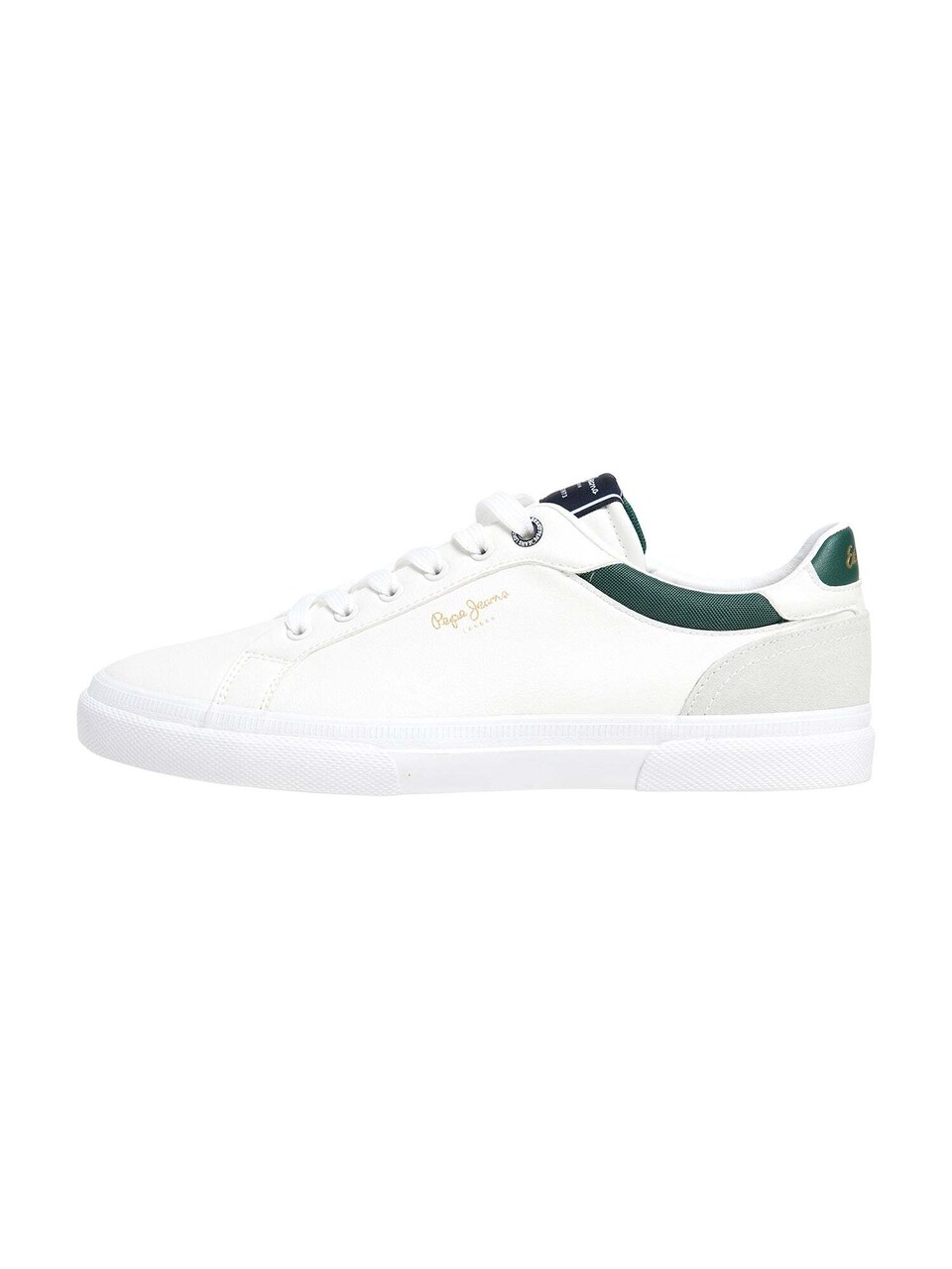 Låg sneaker 'KENTON COURT' ljusgrå / mörkgrön