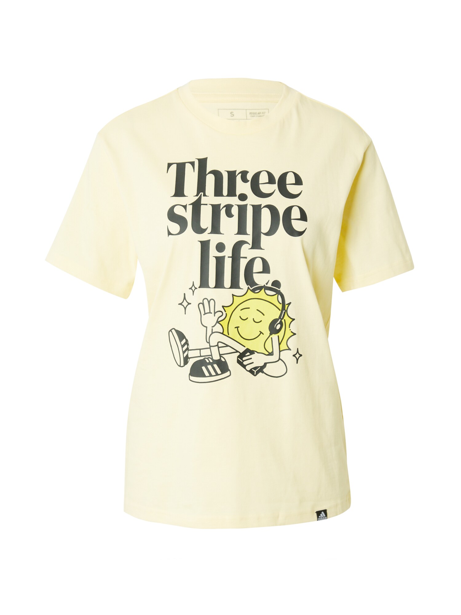 ADIDAS SPORTSWEAR Funkčné tričko 'POSITIVE'  žltá / čierna