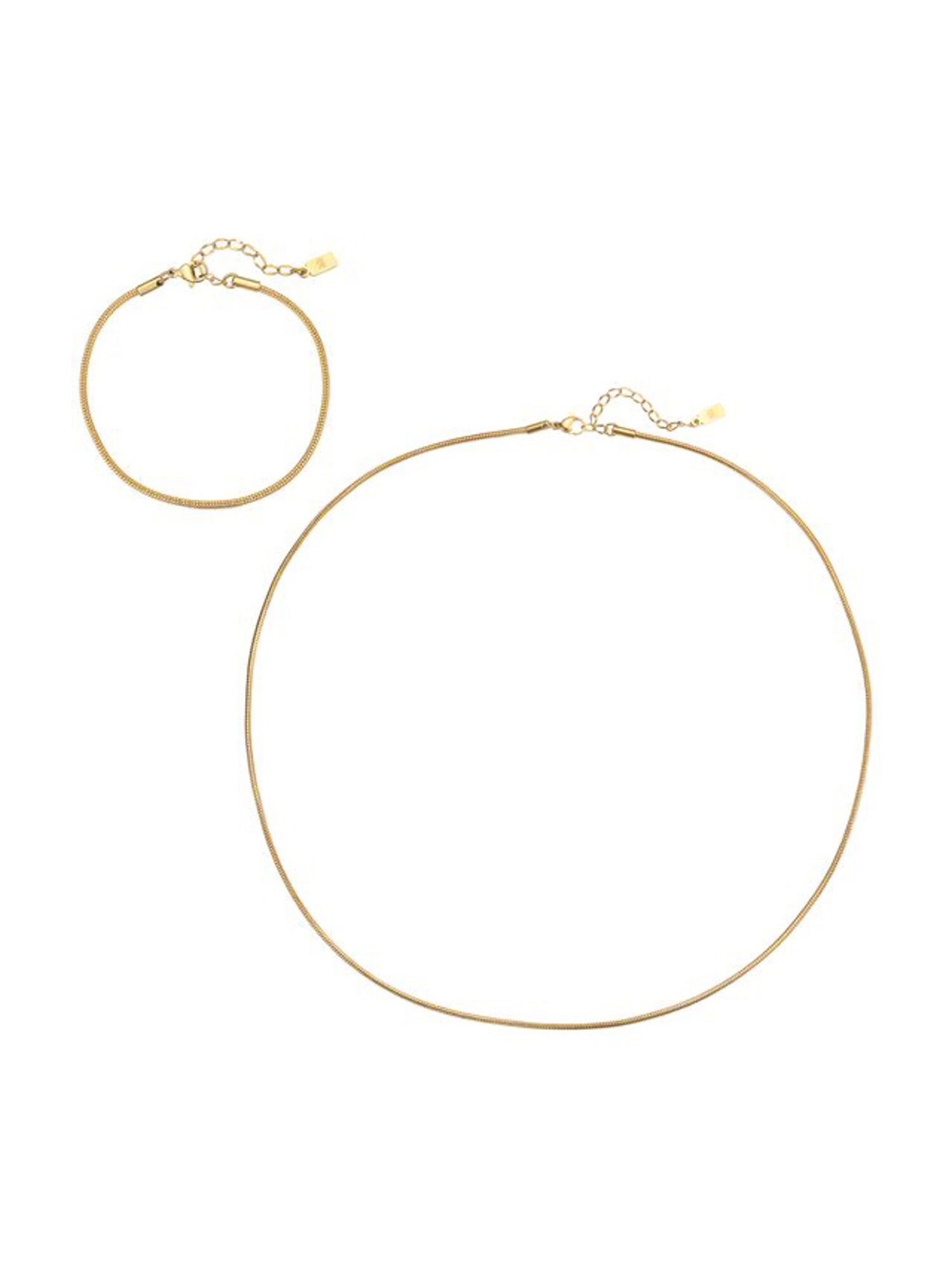 Hey Happiness Conjunto de joyería 'Edge Snake'  oro