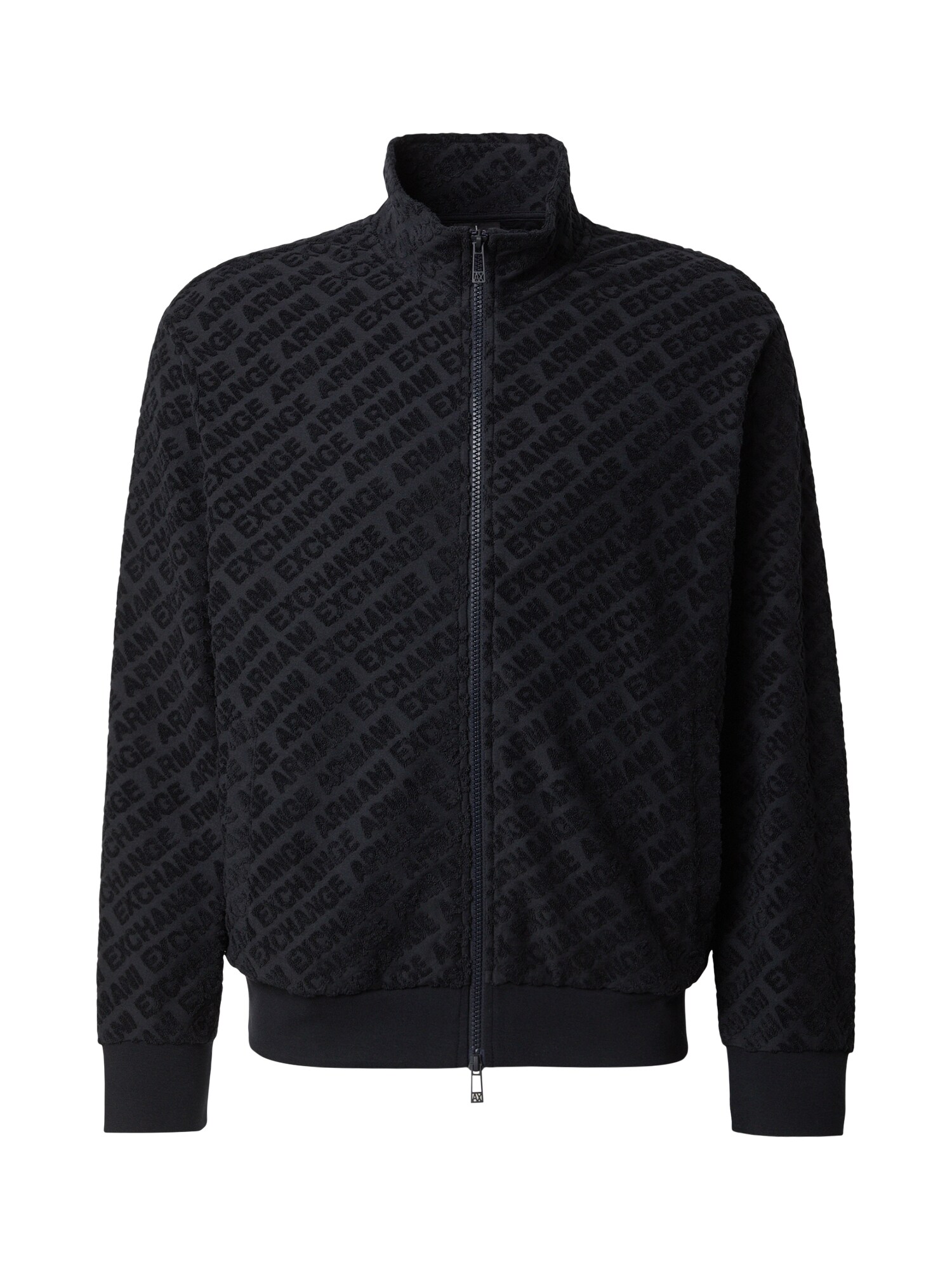 ARMANI EXCHANGE Tepláková bunda  námornícka modrá