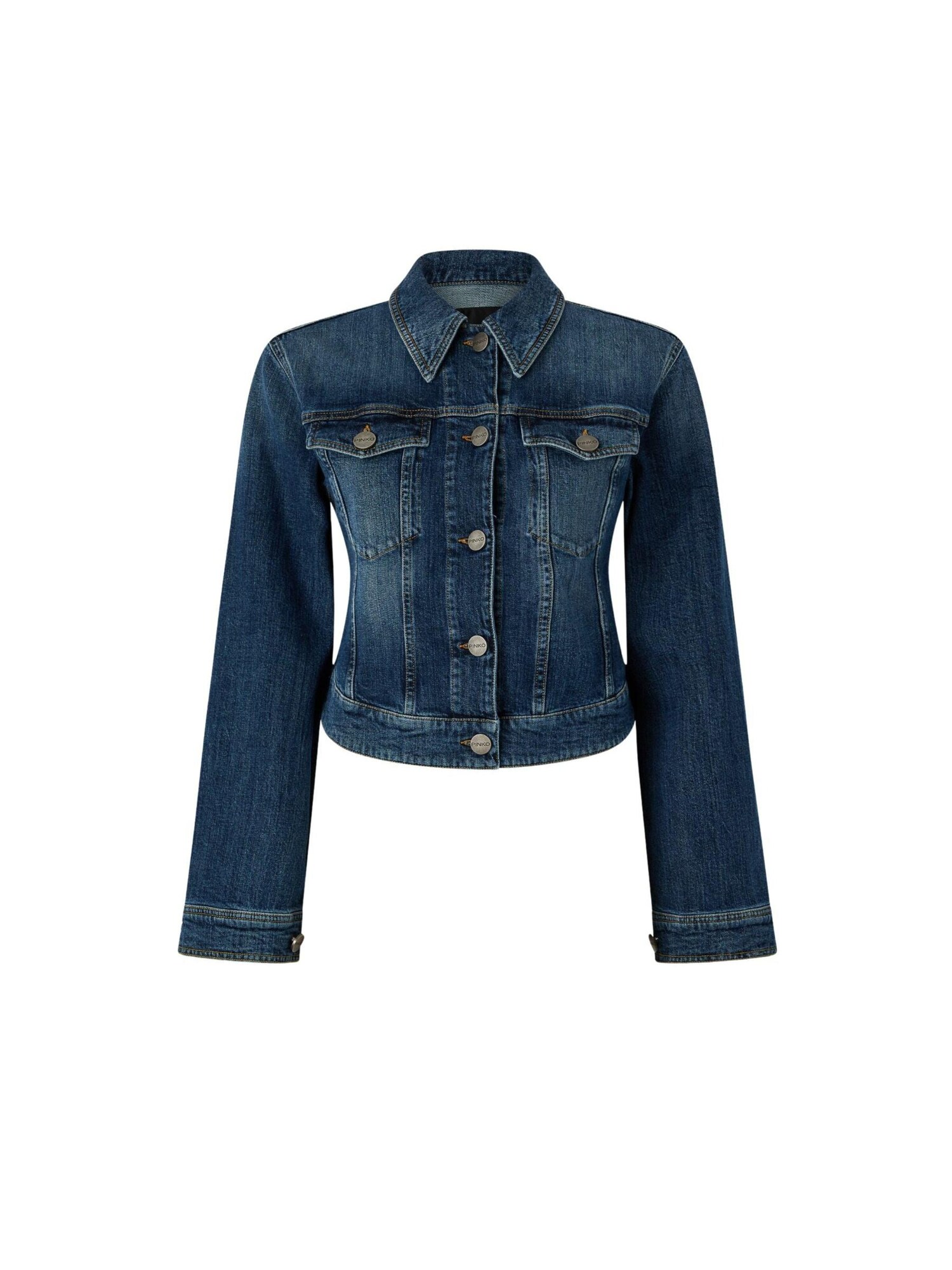 PINKO Chaqueta de entretiempo 'PINKO GANIMEDE GIUBBINO. BLUE SHADOW DENIM GIUBBINO'  azul