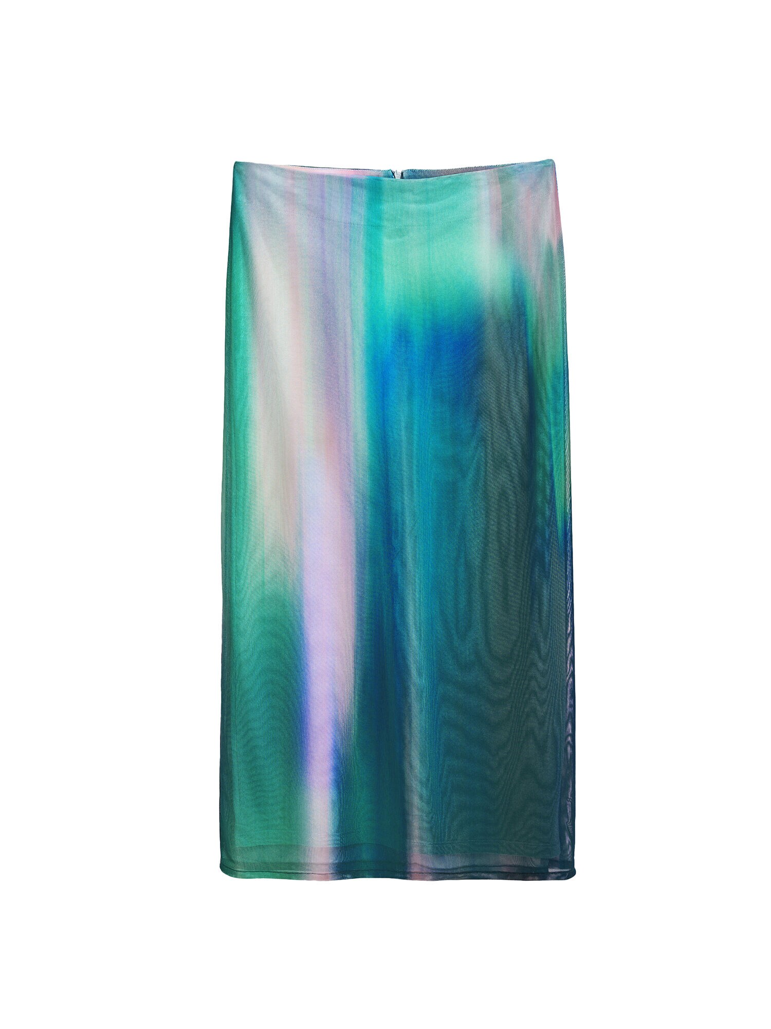 Desigual Fustă  bleumarin / turcoaz / verde smarald / mov liliachiu / argintiu