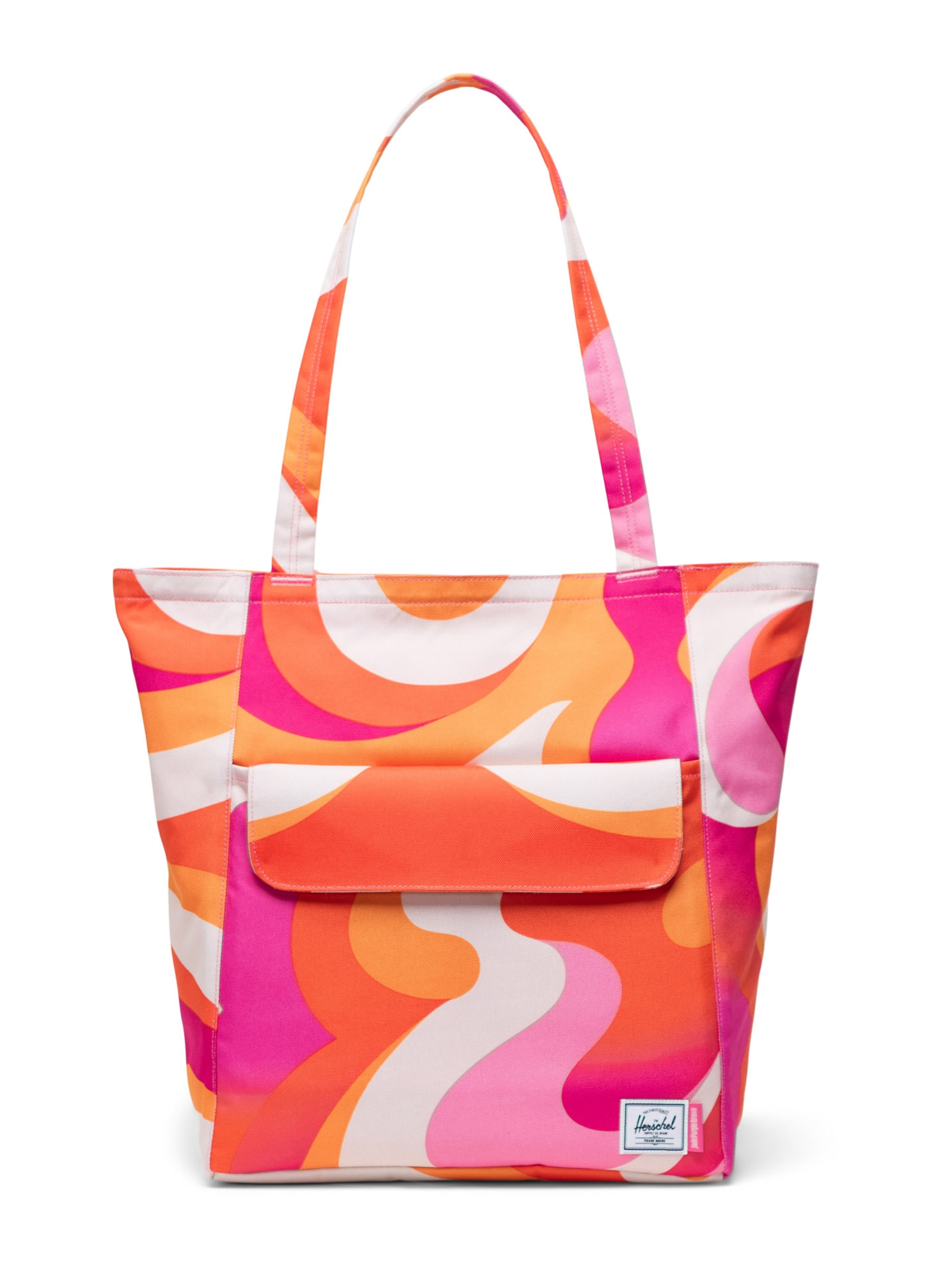 Herschel Shopper táska  narancs / rózsaszín / piros / fehér