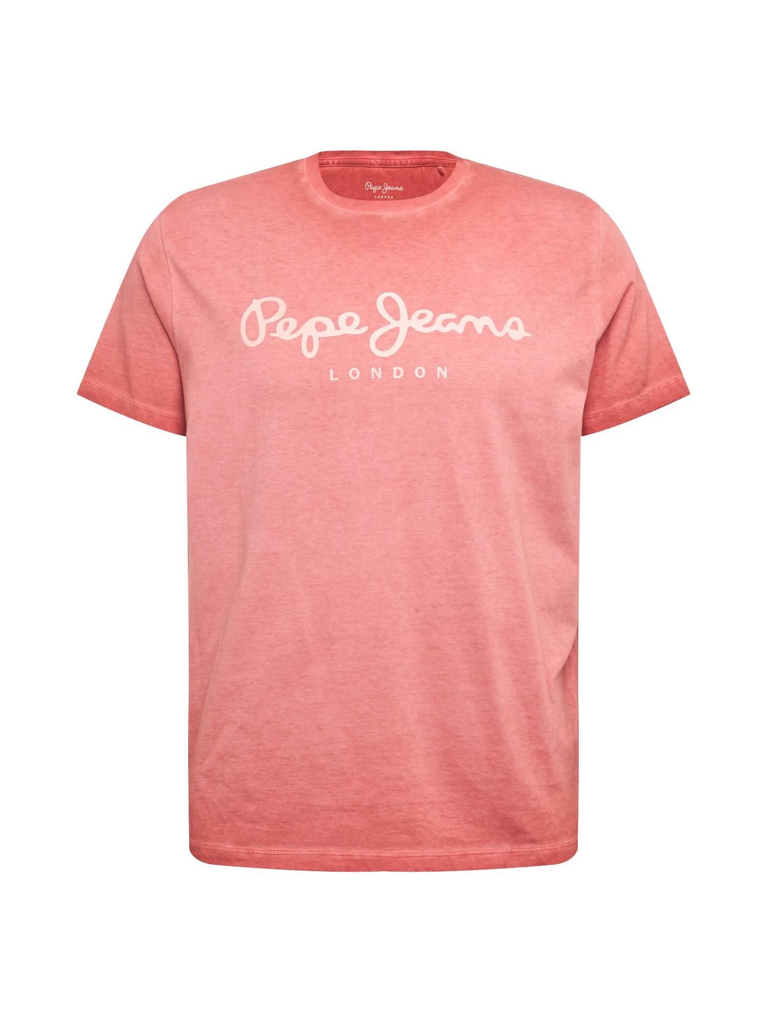 Pepe Jeans Marškinėliai 'West Sir'  šviesiai raudona / balta