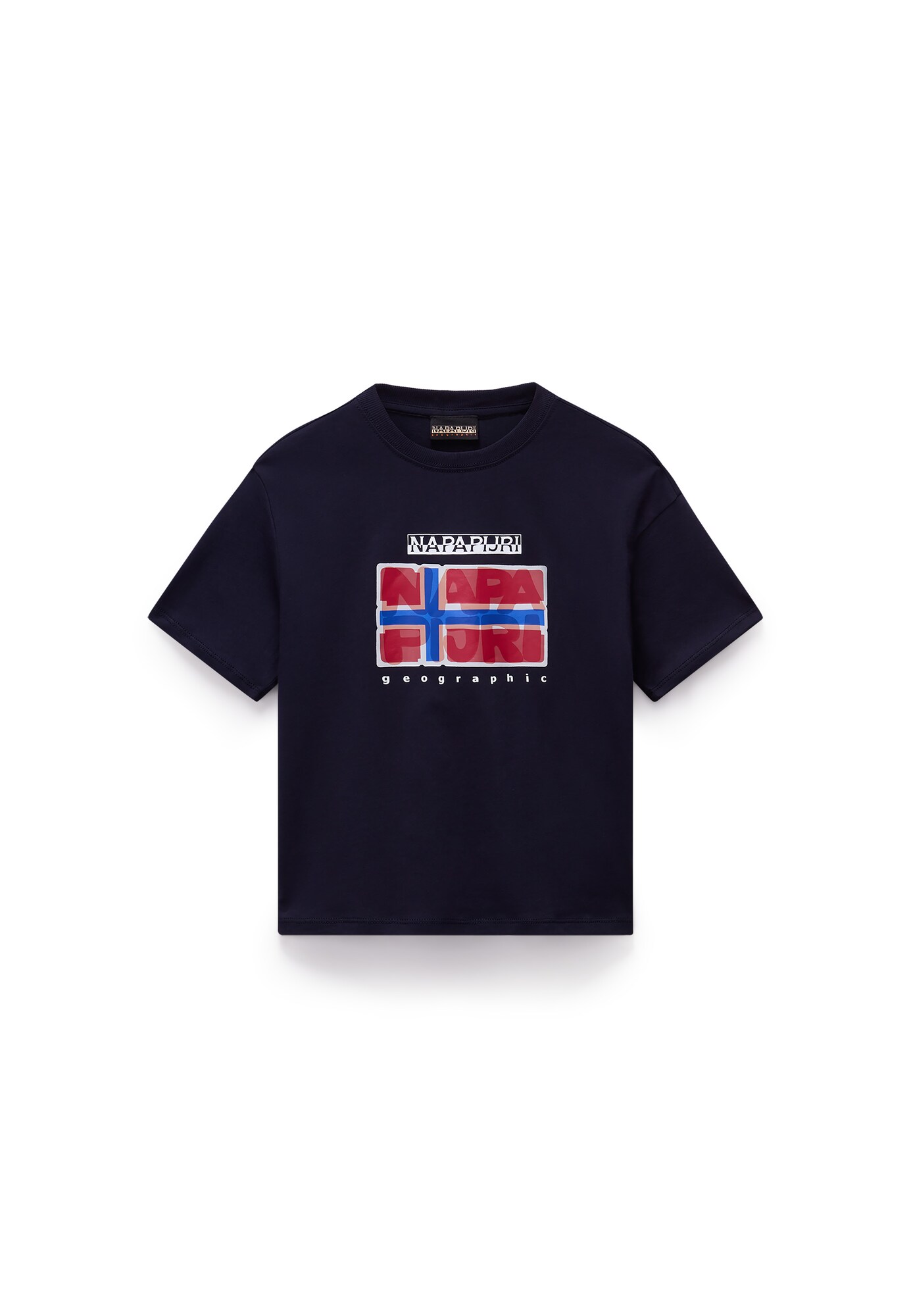 NAPAPIJRI Póló 'S-Sella'  kék / tengerészkék / piros / fehér akciós termékkép 1