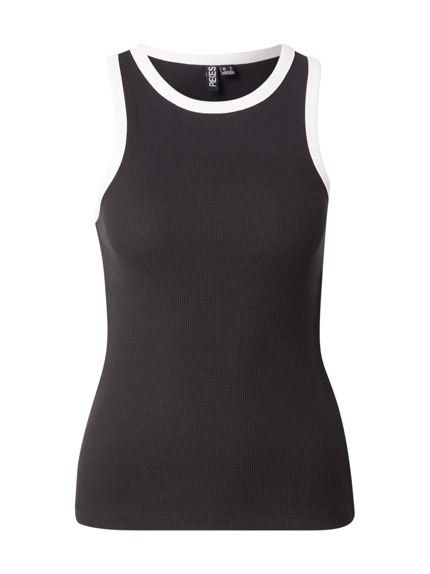 PIECES Top PCMAY  negru / alb