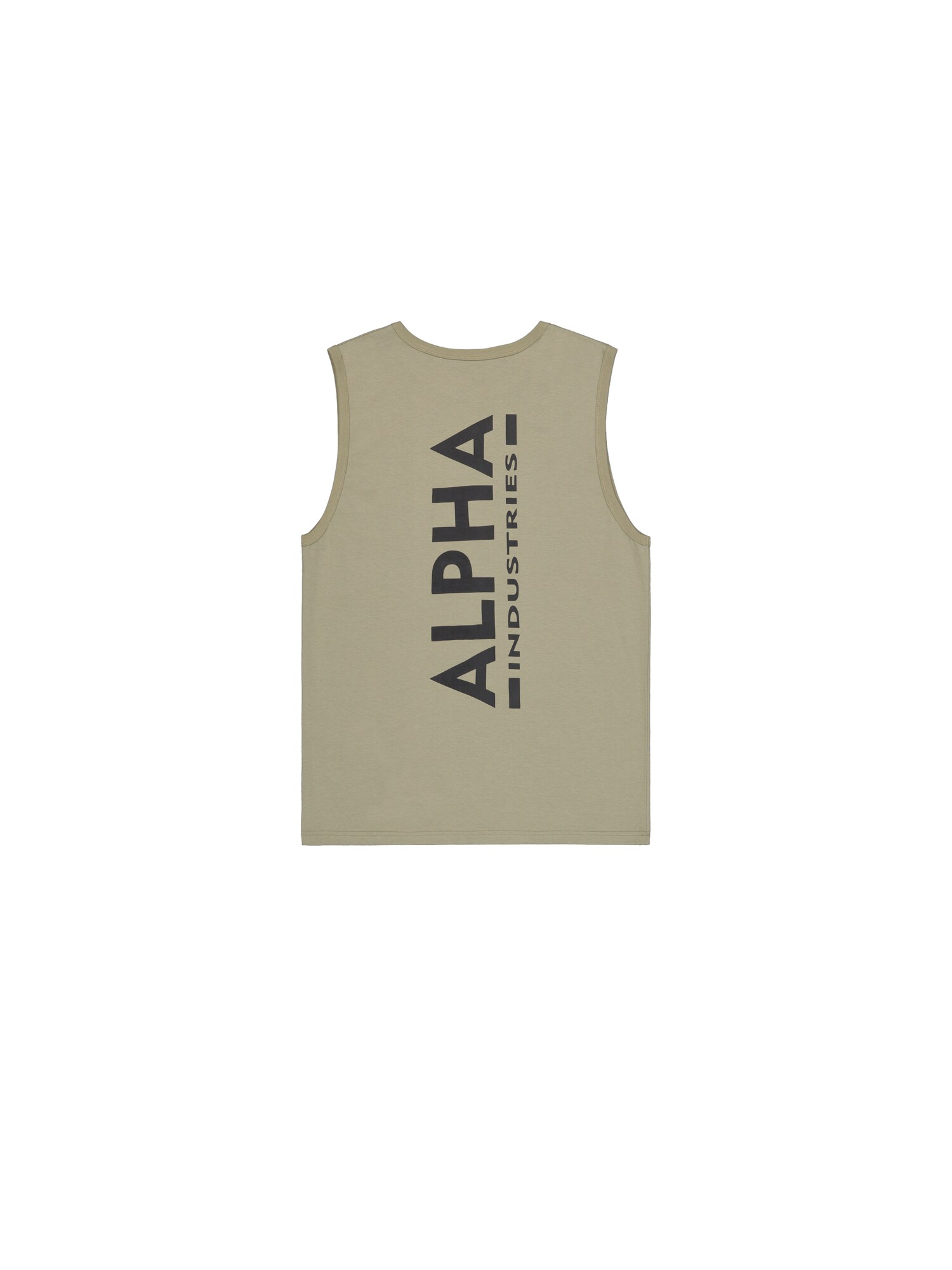 ALPHA INDUSTRIES Tricou  kaki / negru