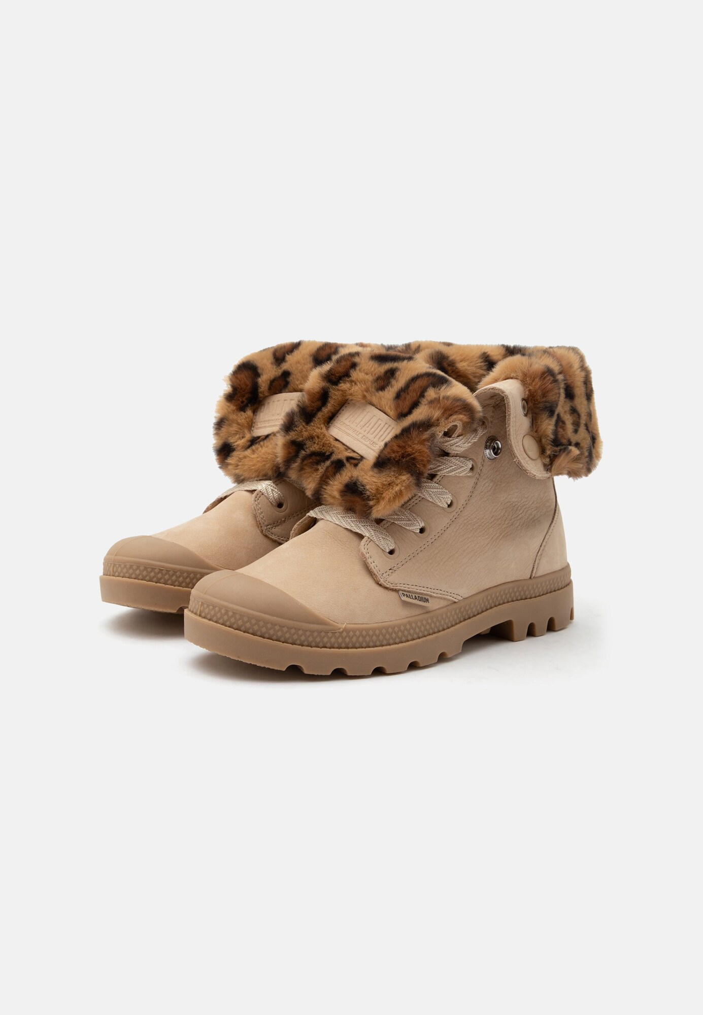 Palladium Botines con cordones 'BAGGY' beige / marrón / negro – imagen 2