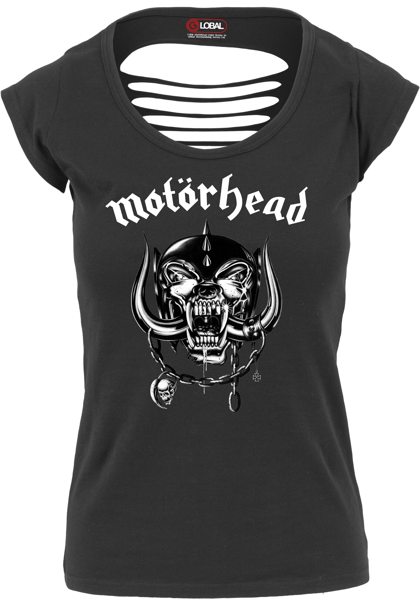 Merchcode Marškinėliai 'Motörhead'  juoda / balta