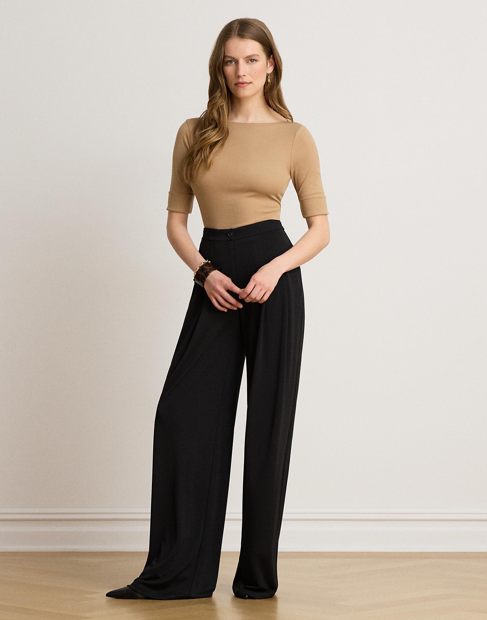 Lauren Ralph Lauren Camiseta 'JUDY'  camelo – imagen 4