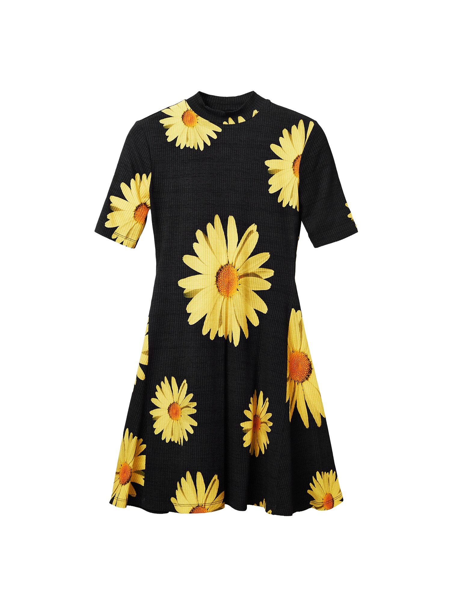 Desigual Šaty 'MARGARITA-LACROIX'  žltá / oranžová / čierna