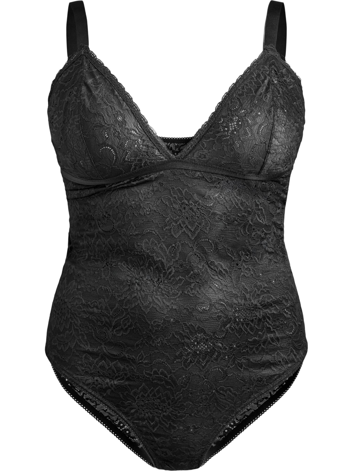 Devoted by Zizzi Fehérnemű body 'CANAOMI'  fekete akciós termékkép 1