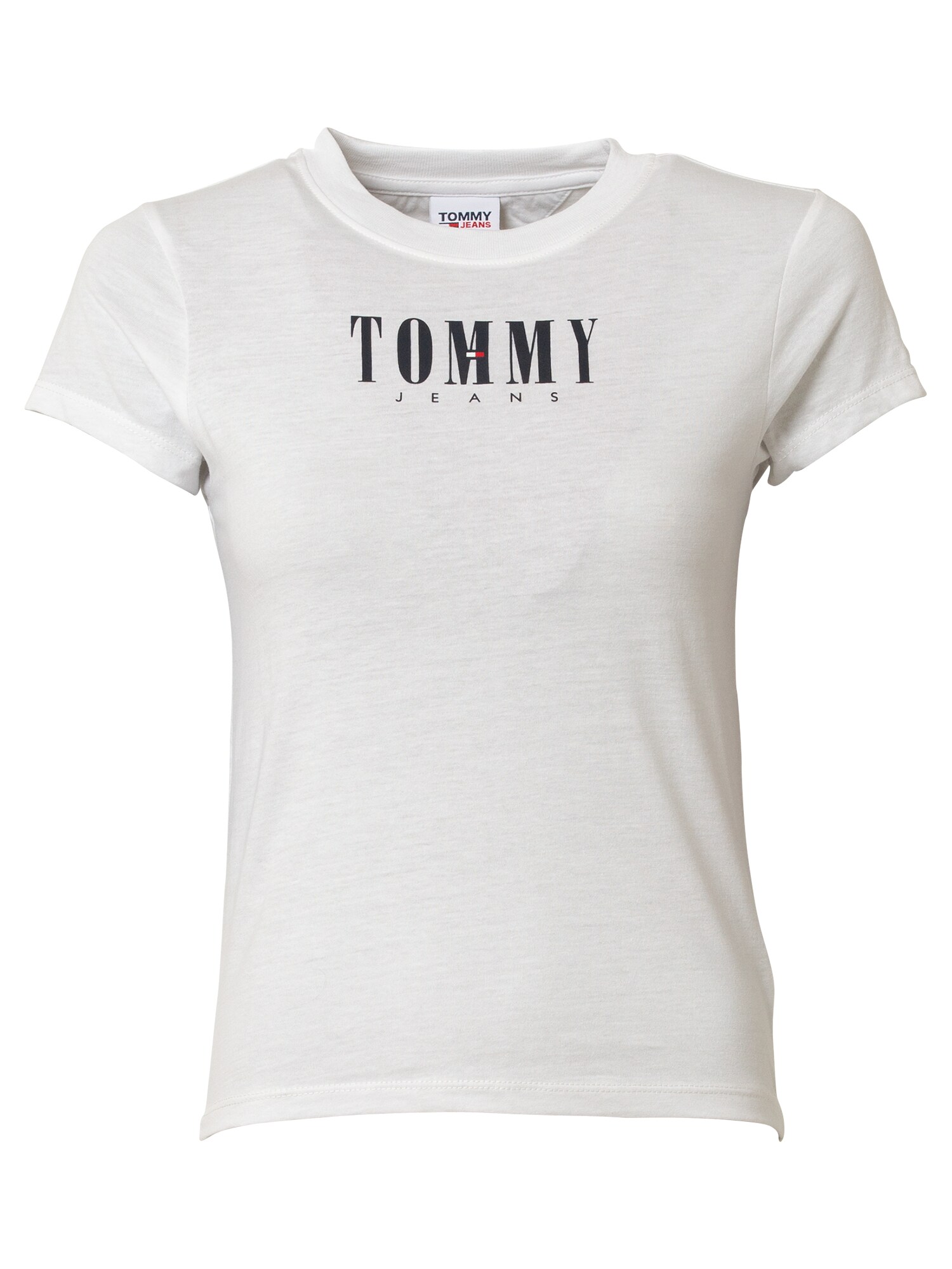 Tommy Jeans Majica  črna / bela