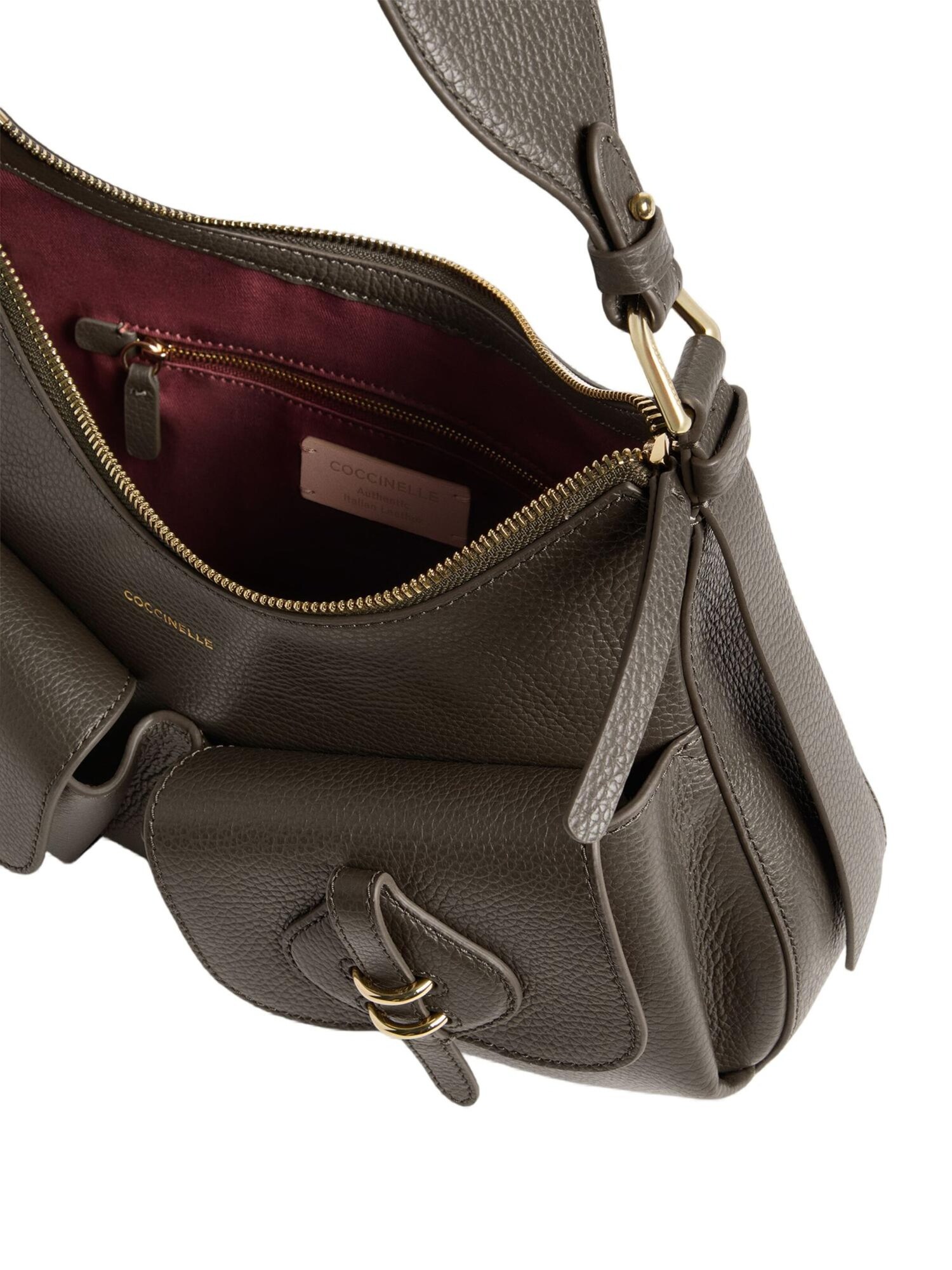 Coccinelle Bolso de hombro 'Mavery Pocket 2' marrón oscuro – imagen 2