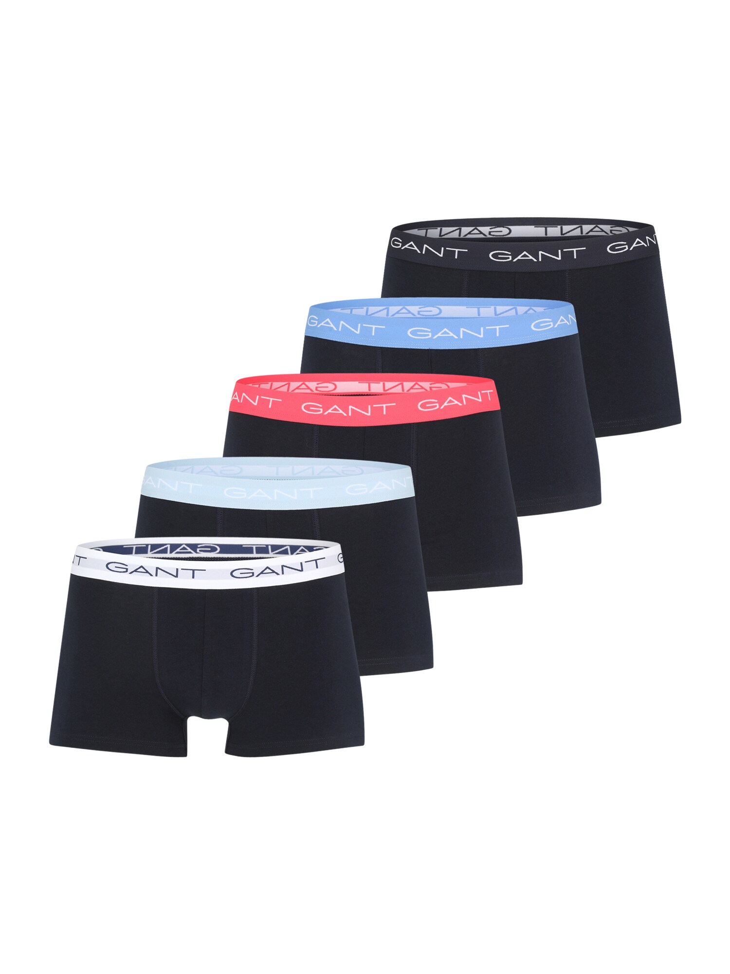 GANT Boxeralsók  világoskék / sötétkék / rózsaszín / fehér akciós termékkép 1