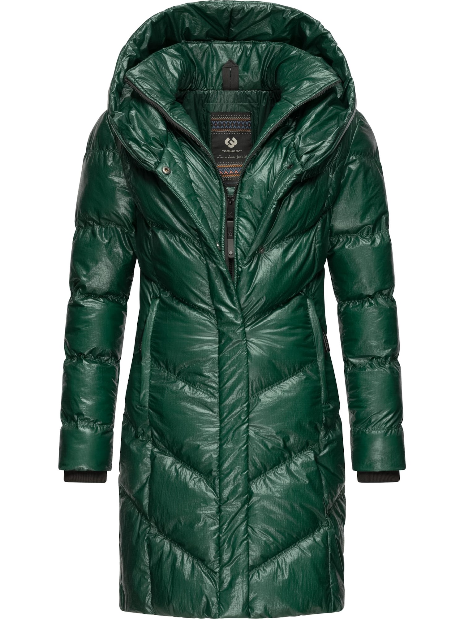 Ragwear Palton funcțională Natalka  verde pin