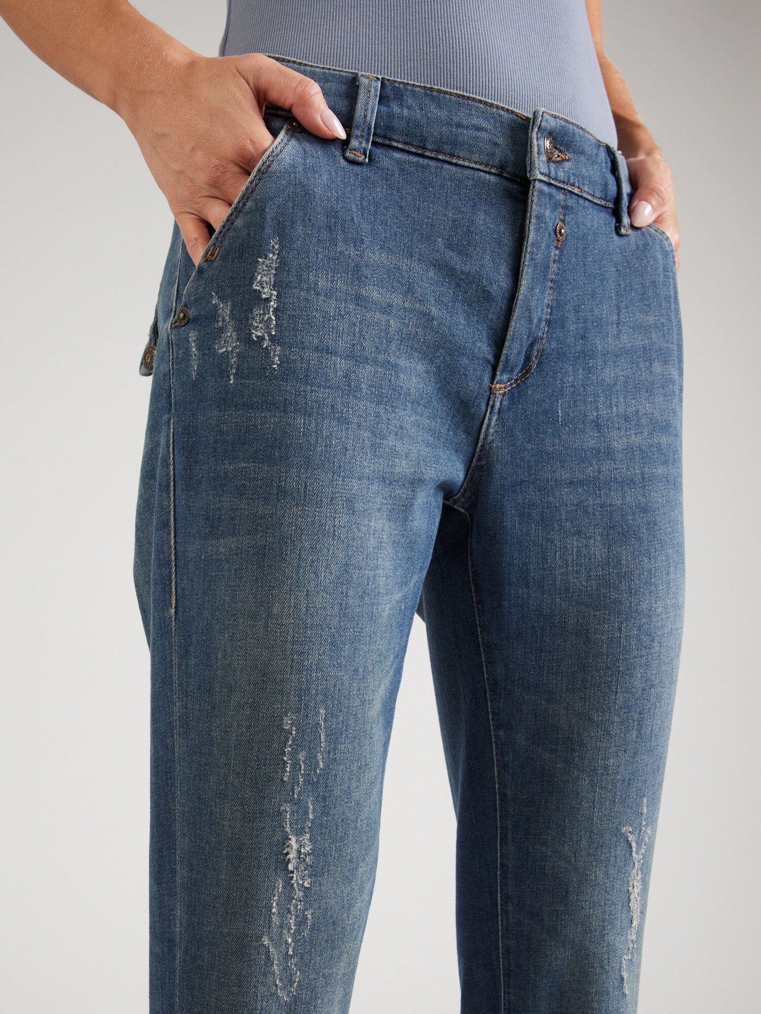 MAC Džínsy 'MONTANA' modrá denim (obrázok 5)