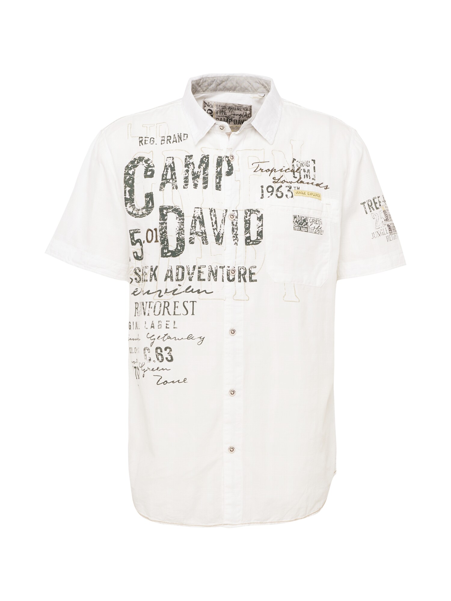 CAMP DAVID Риза  бяло