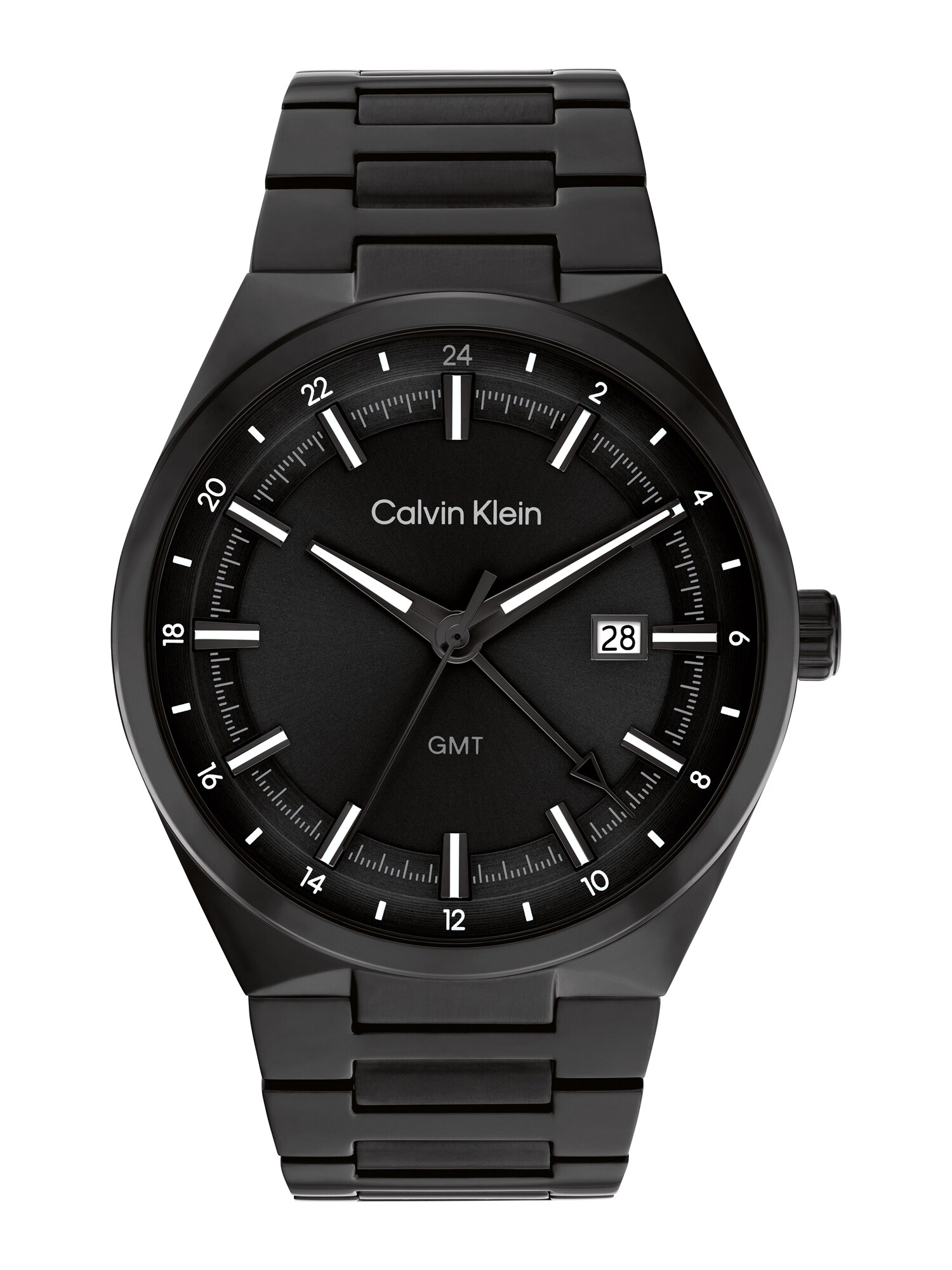 Calvin Klein Analógové hodinky  čierna / biela
