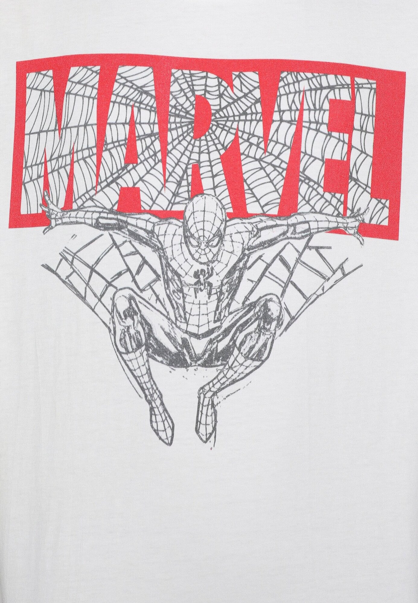 Mister Tee Camiseta 'Spiderman Marvel'  rojo / negro / blanco