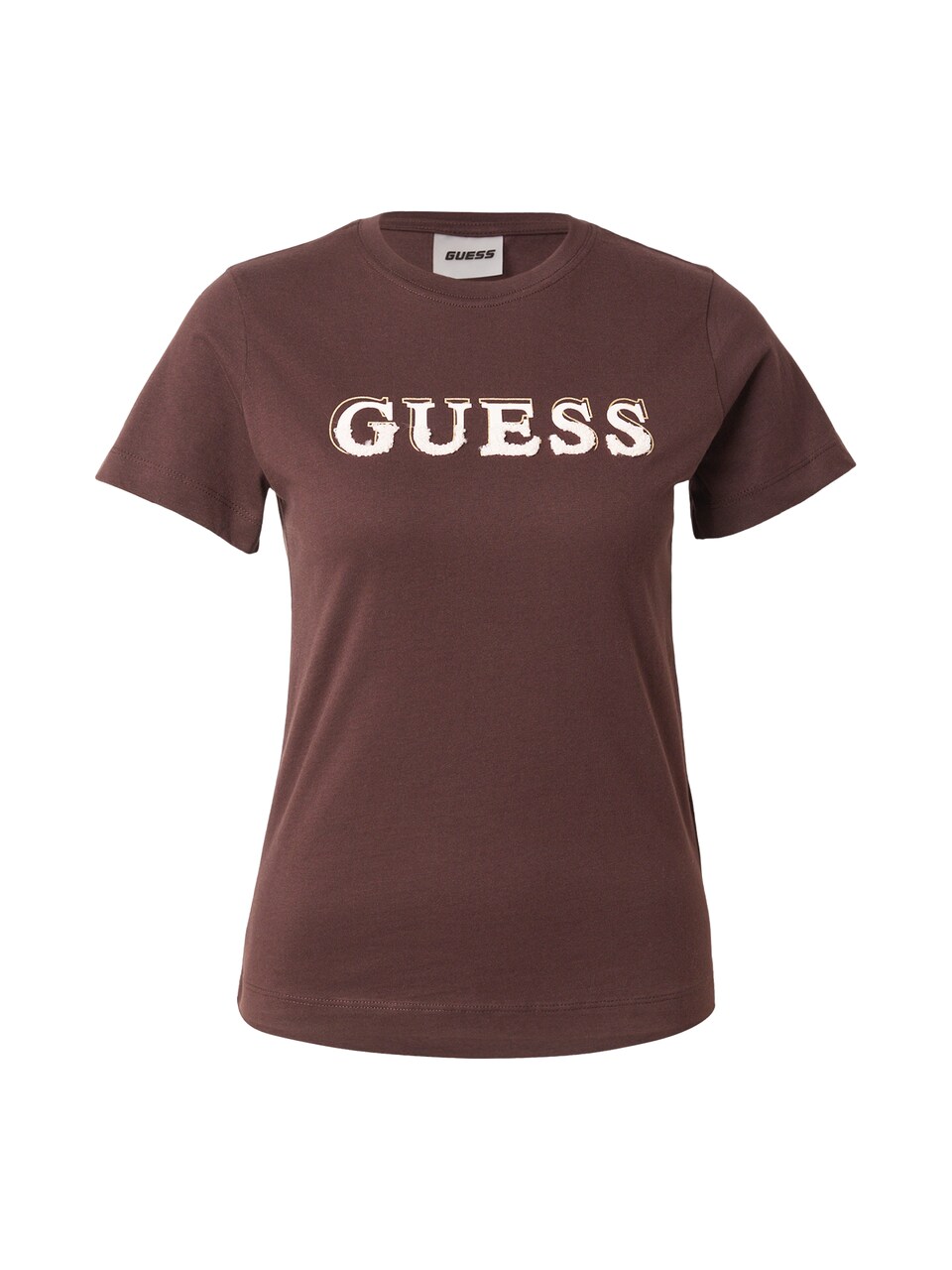 T-shirt 'Fausta' choklad / guld