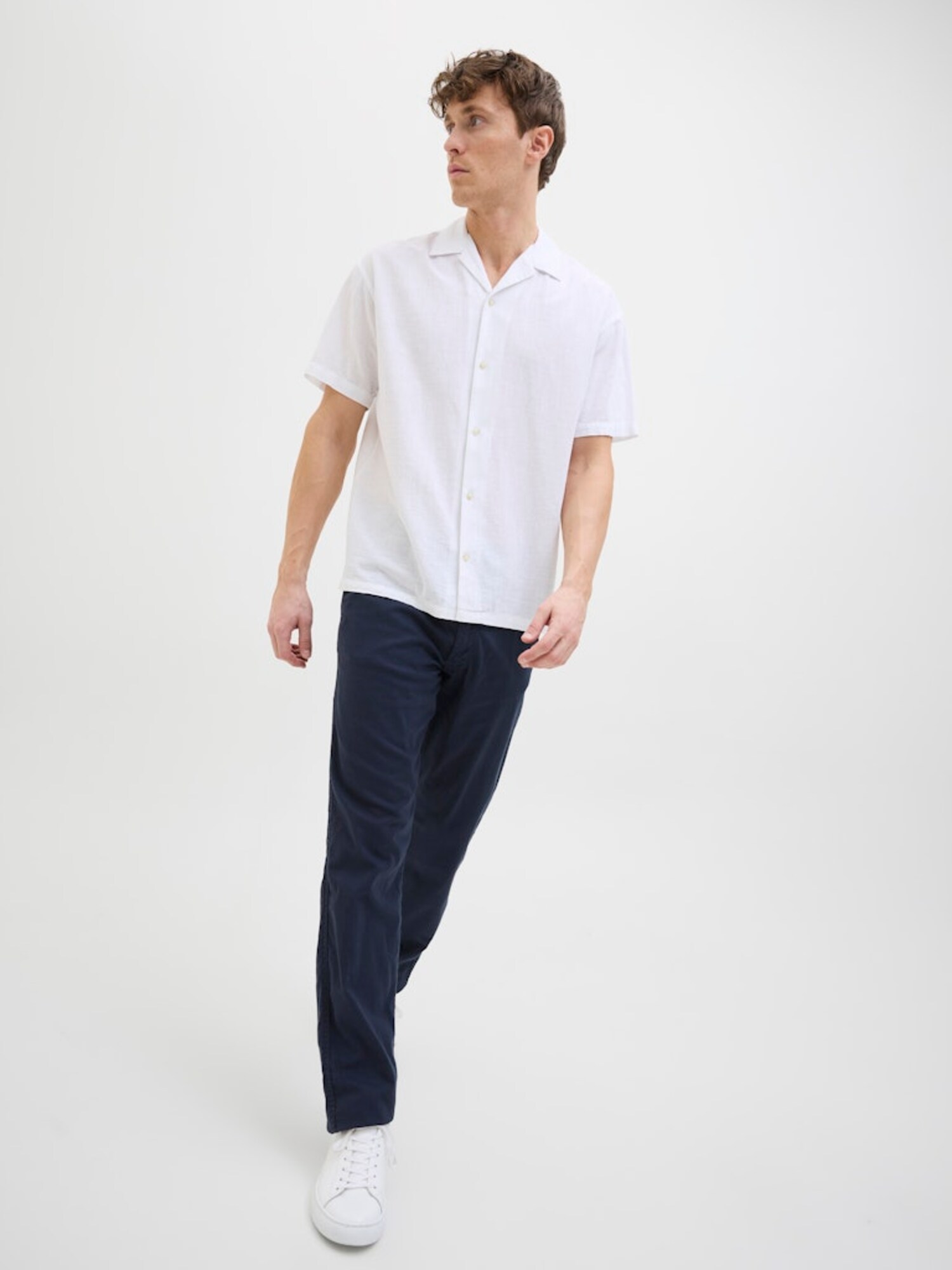JACK & JONES Chino nohavice 'JPSTKANE' námornícka modrá (obrázok 5)