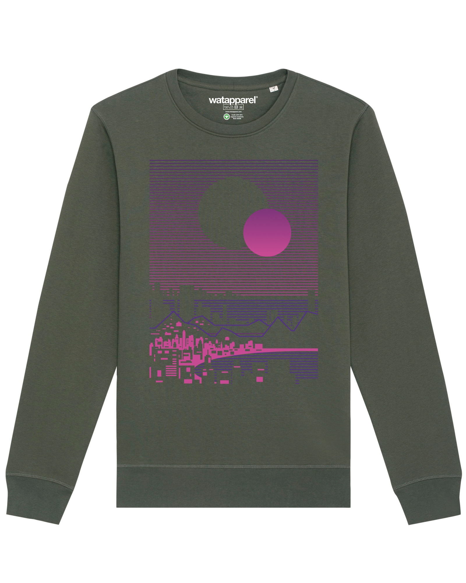 Thumbnail - Sweatshirt ' Sun and Moon Skyline '