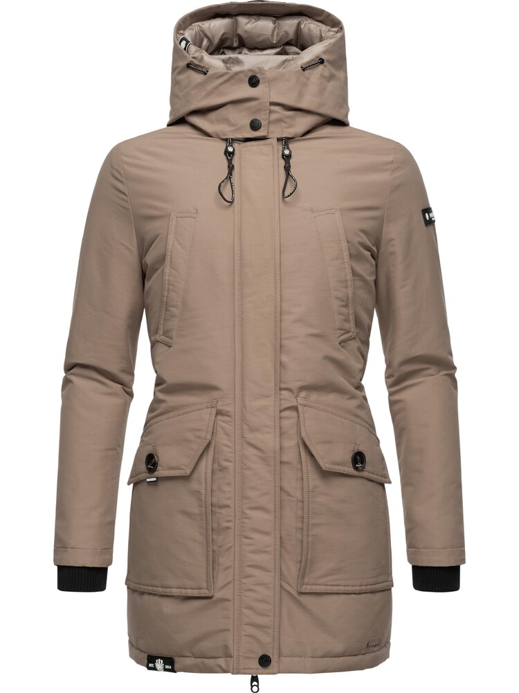 NAVAHOO Winterjacke Damen Größe S chamois / schwarz / weiß