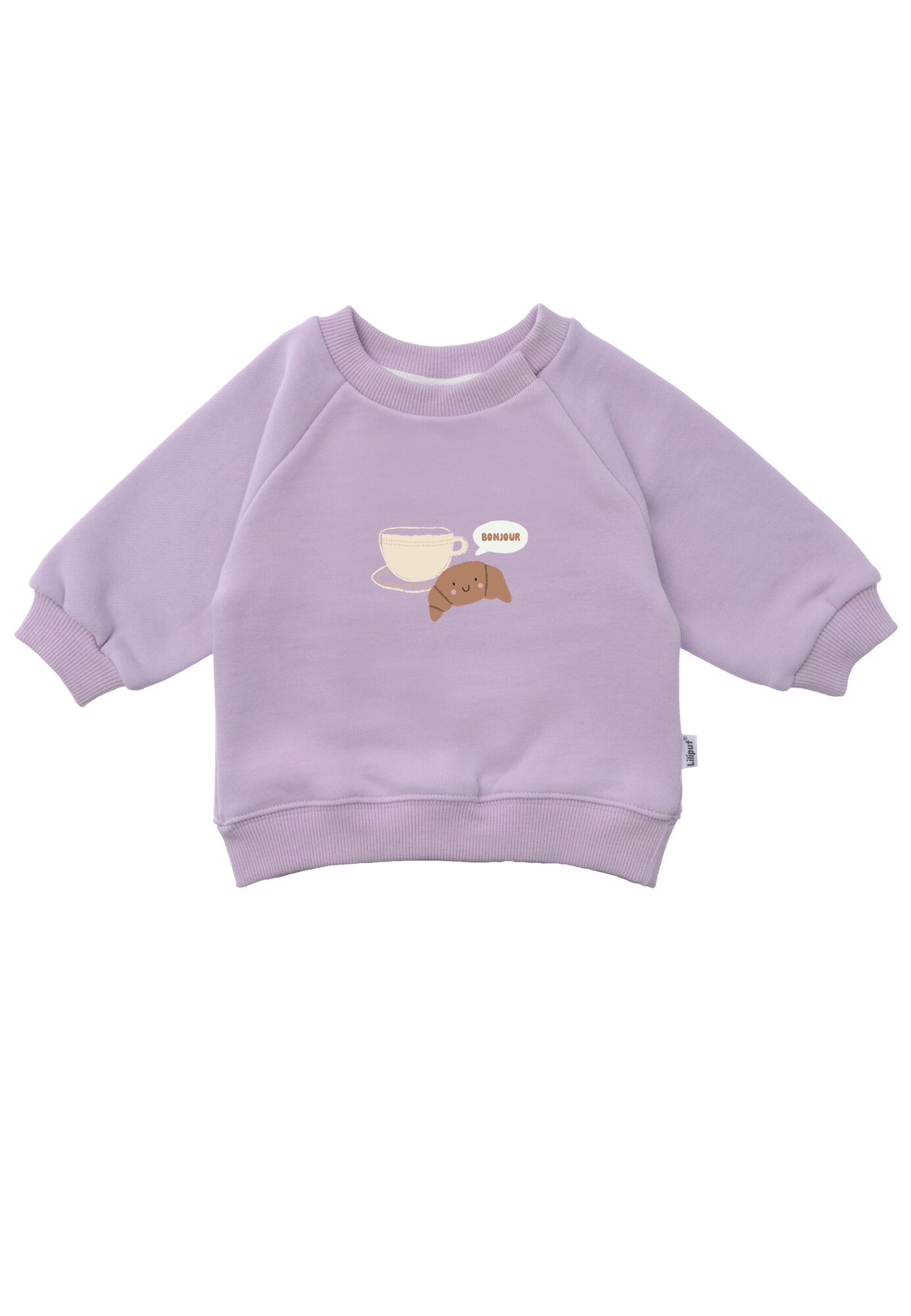 Thumbnail - LILIPUT Langarmshirt und Hose Croissant Bonjour