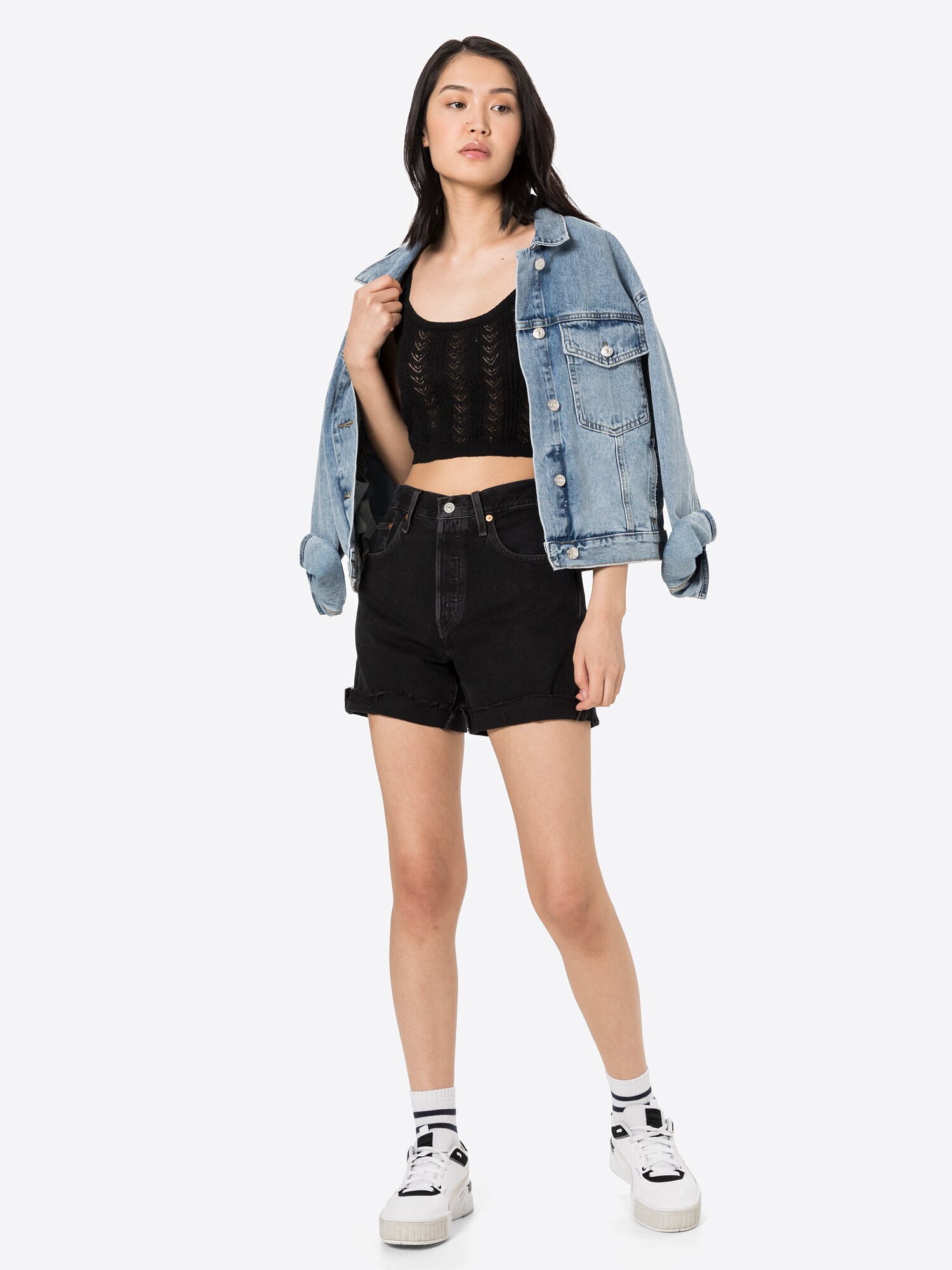 LEVI'S ® Džínsy '501®' čierny denim (obrázok 5)