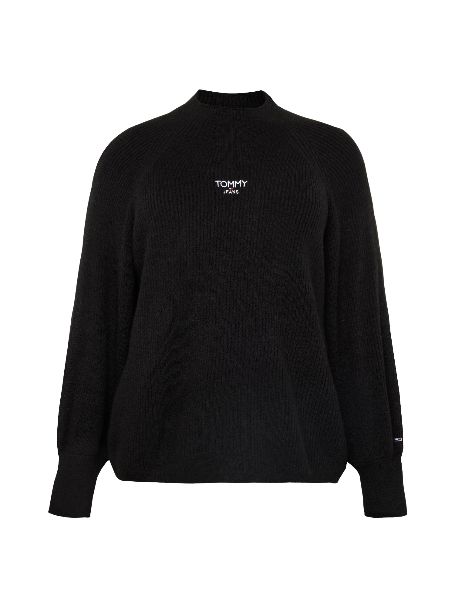 Tommy Jeans Curve Sveter  námornícka modrá / červená / čierna / biela
