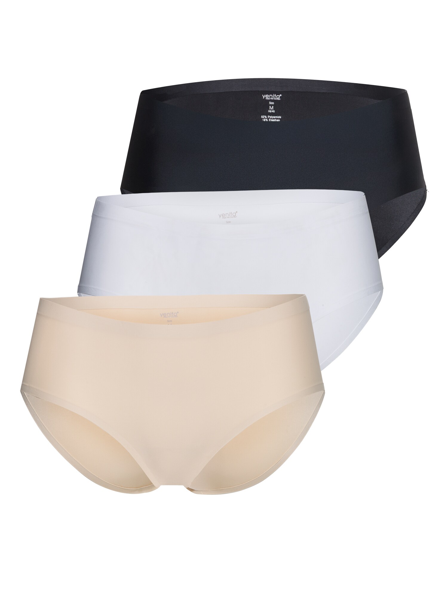 Yenita Braga 'Invisible'  beige claro / negro / blanco