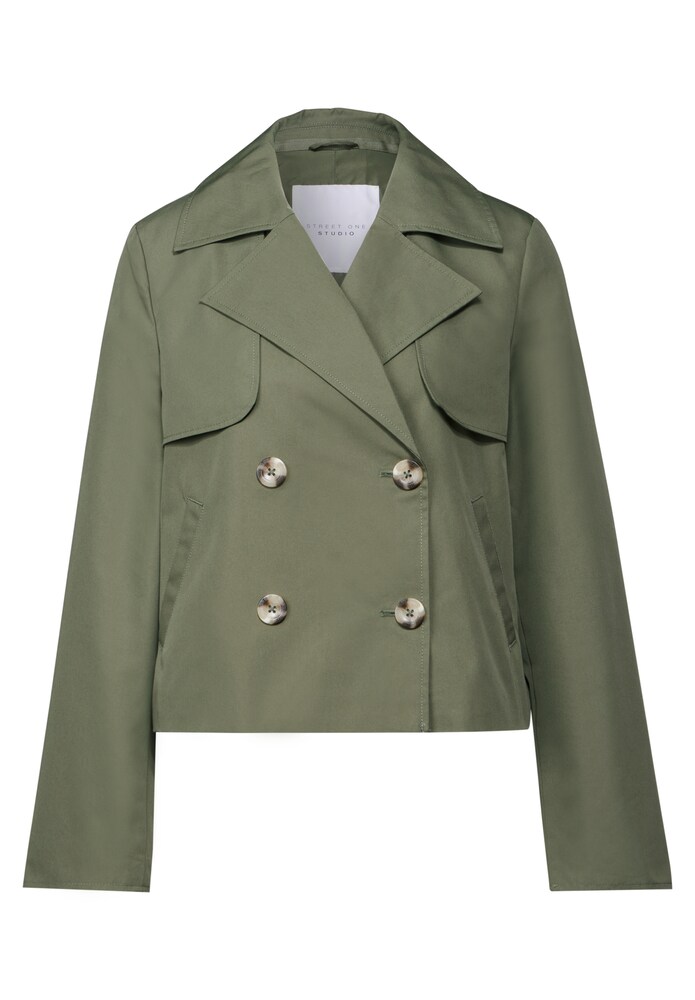 Street One Studio Kurzer Trenchcoat Damen Größe XXL khaki