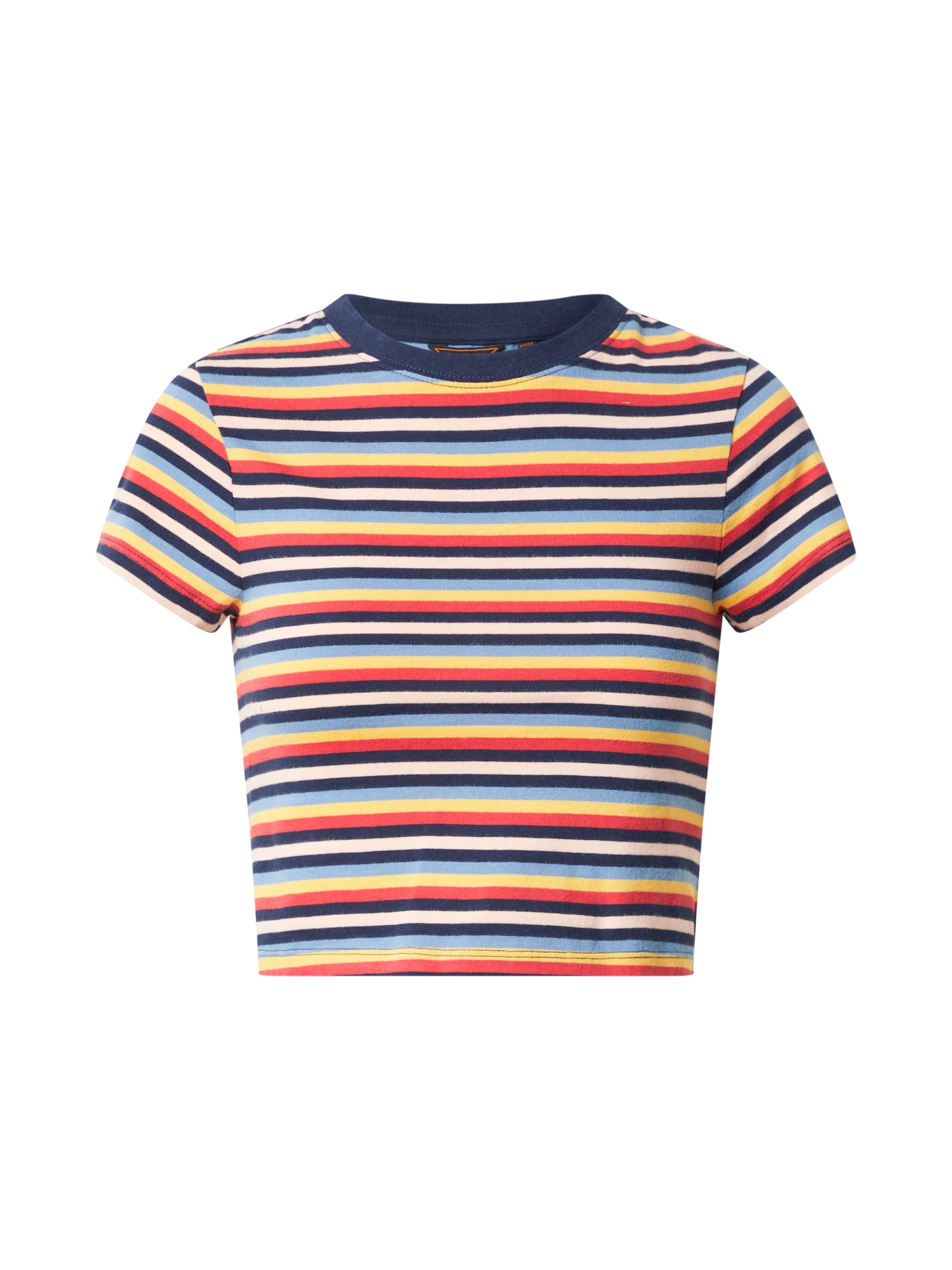 Superdry Majica 'Vintage'  mornarsko plava / žuta / roza / crvena