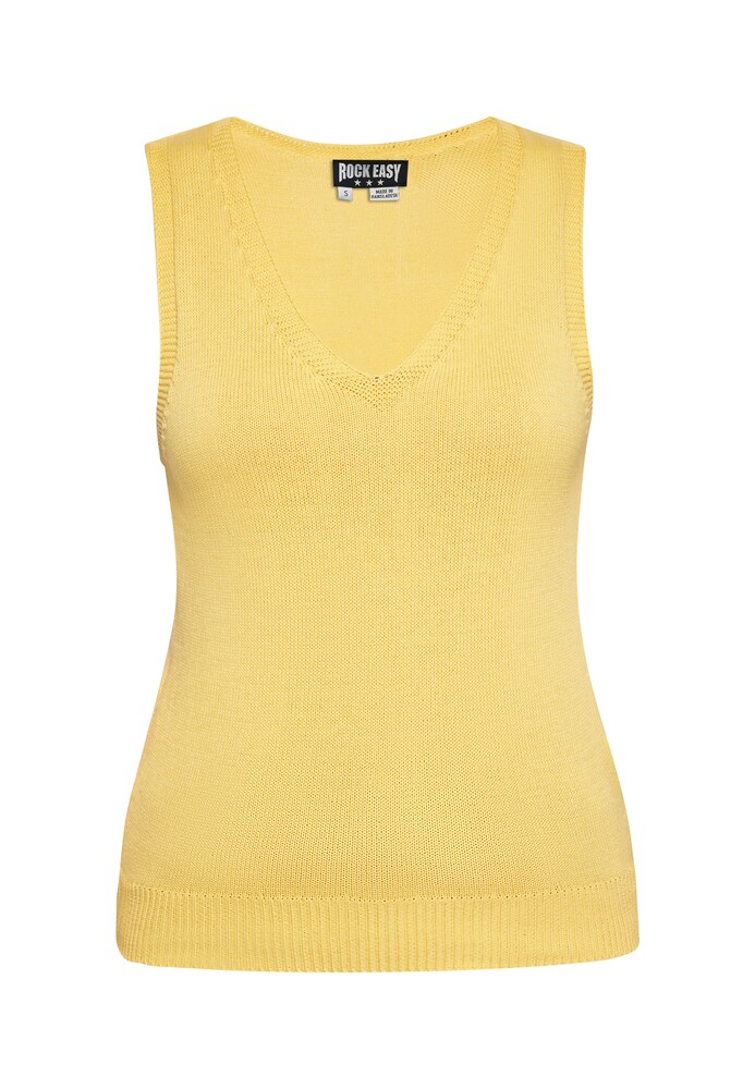 ROCKEASY Top Damen Größe L gelb