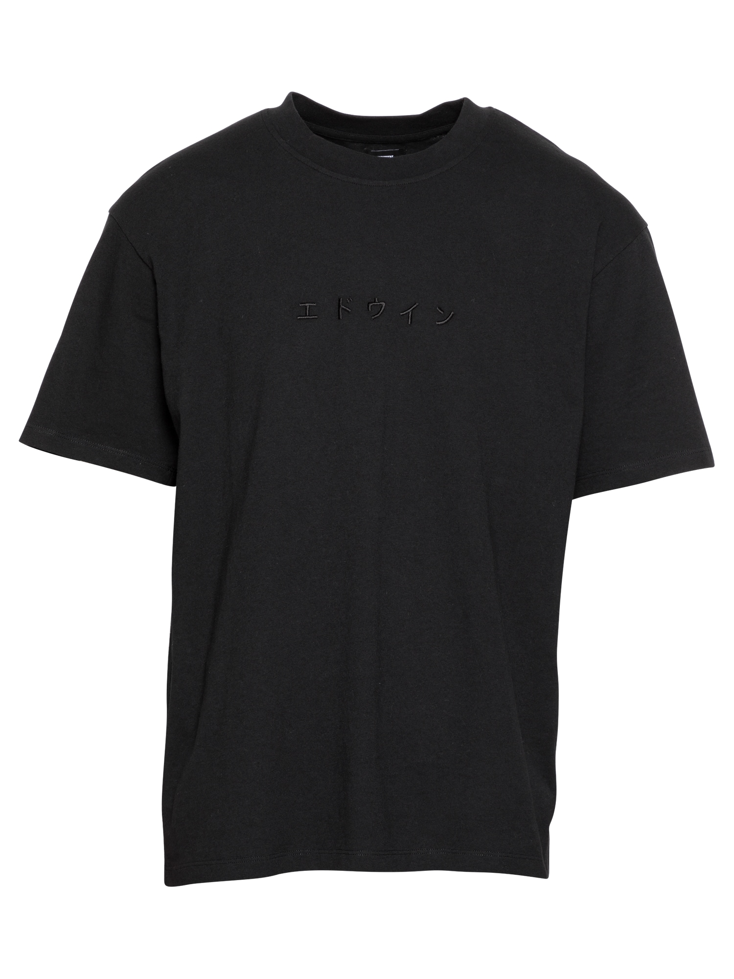 EDWIN Marškinėliai 'Katakana Embroidery' juoda
