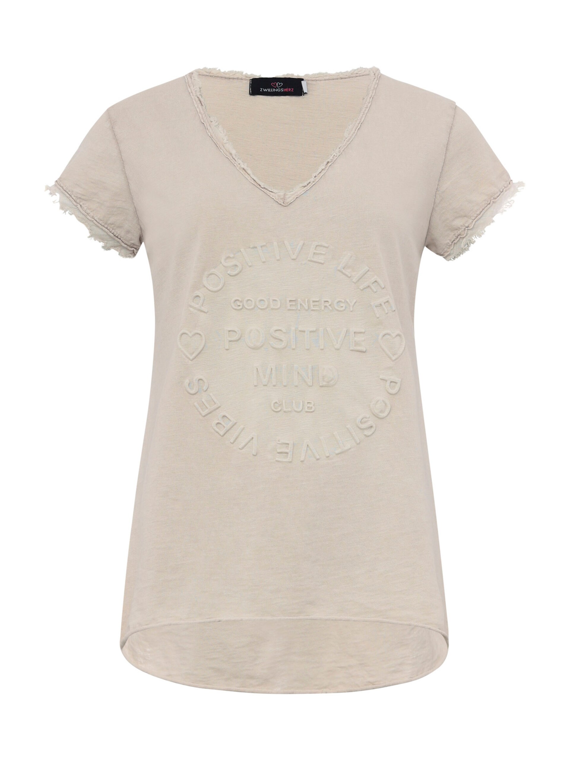 Zwillingsherz T-shirt 'Positive Mind' dam