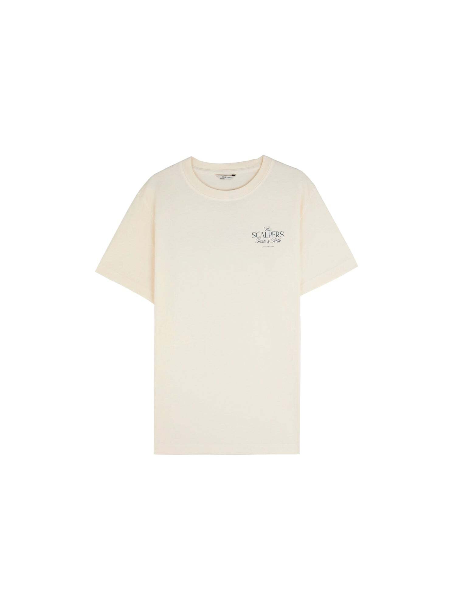 Scalpers Tricou Taste  albastru marin / alb murdar