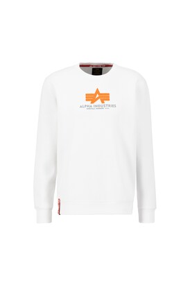 alpha industries Sweatshirt Grijs / Oranje / Wit