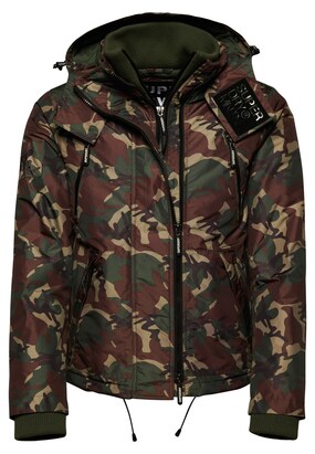 Superdry Winterjas ‘Mountain’ Beige / Bruin / Groen / Zwart