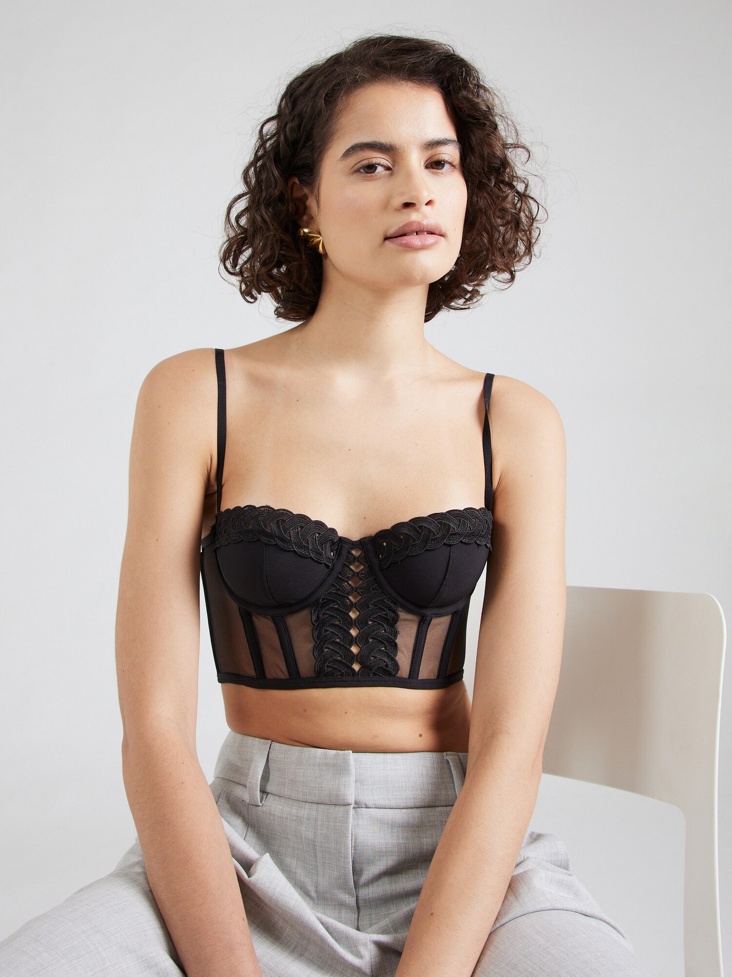 ETAM Melltartó 'OBSESSION'  fekete termék 2. képe