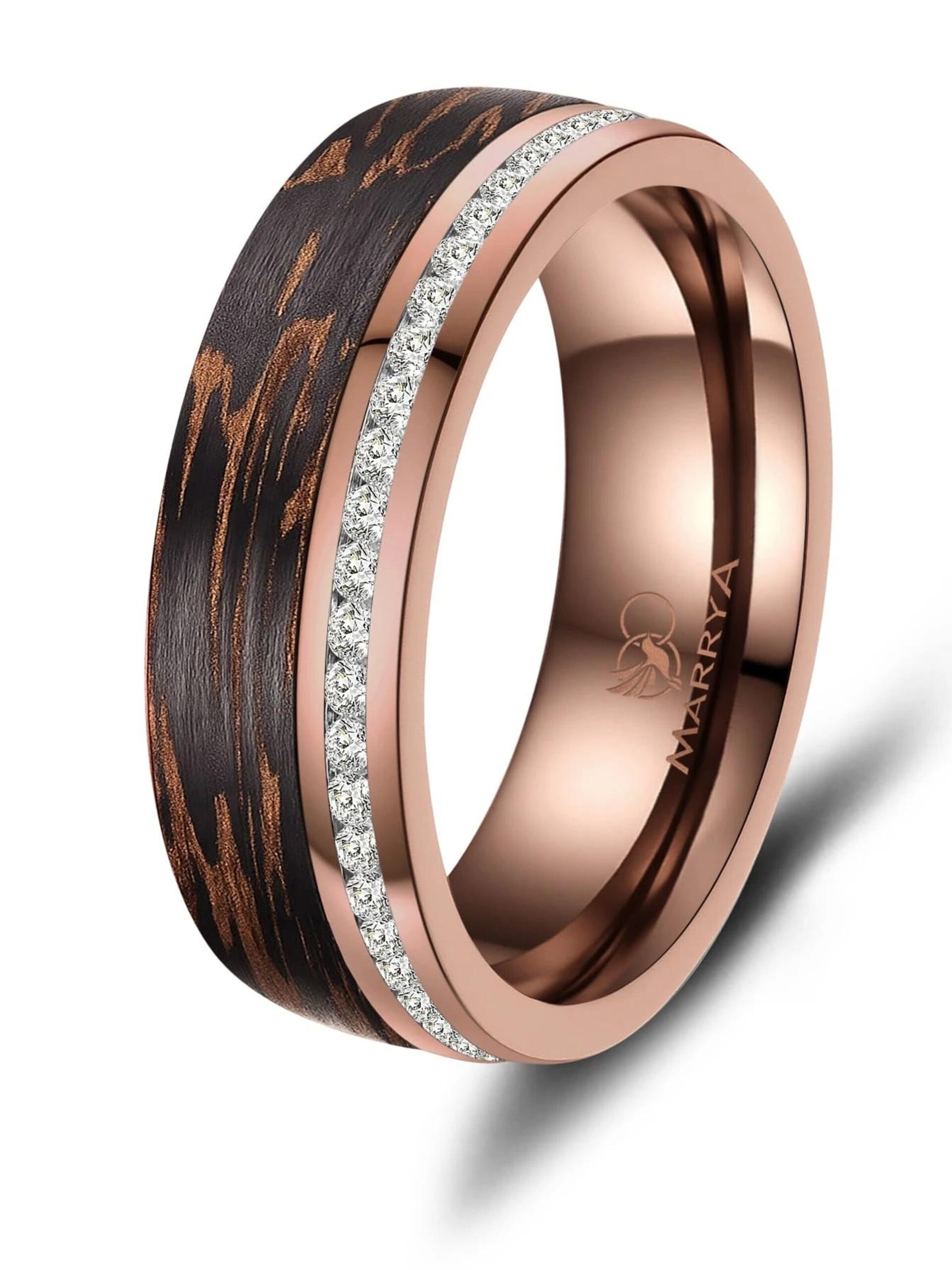 MARRYA Ring 'MARRYA Ehering CB-04 Carbon-Bronze' dam
