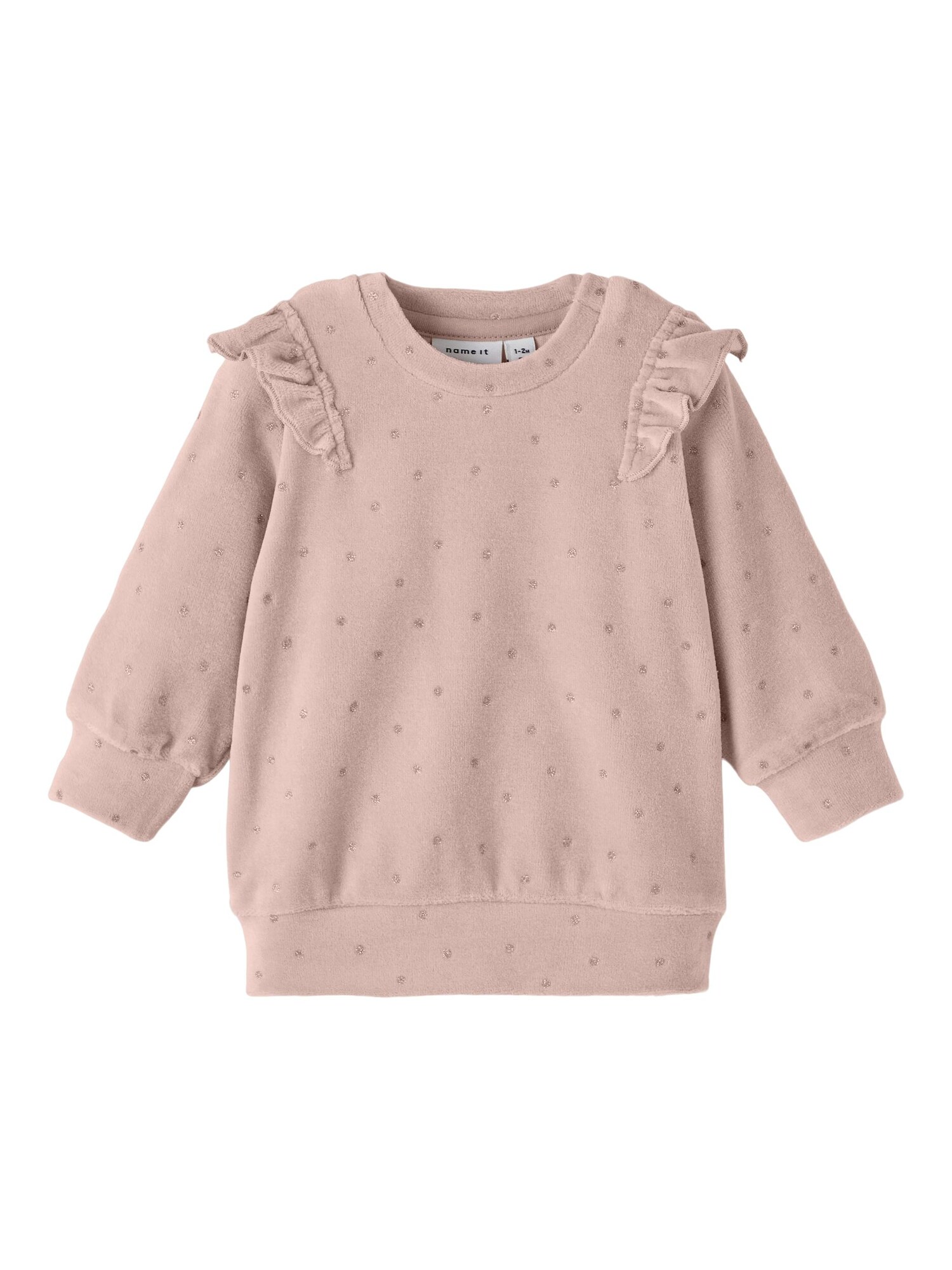 NAME IT Mikina 'NOYA'  zlatá / rosé