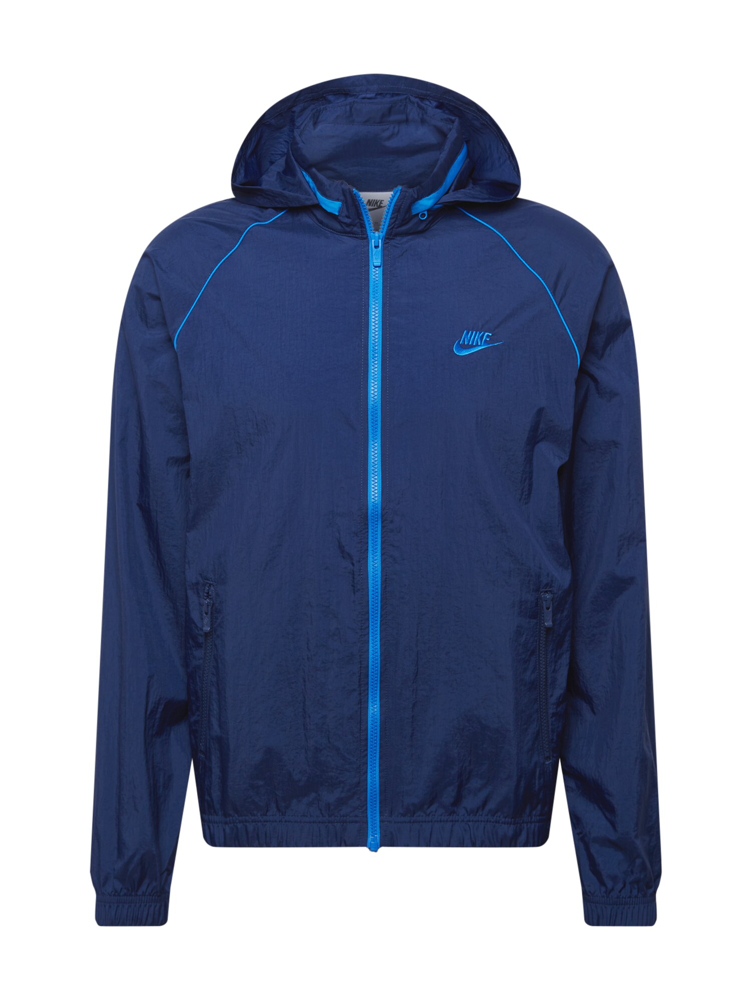 Nike Sportswear Demisezoninė striukė mėlyna / tamsiai mėlyna