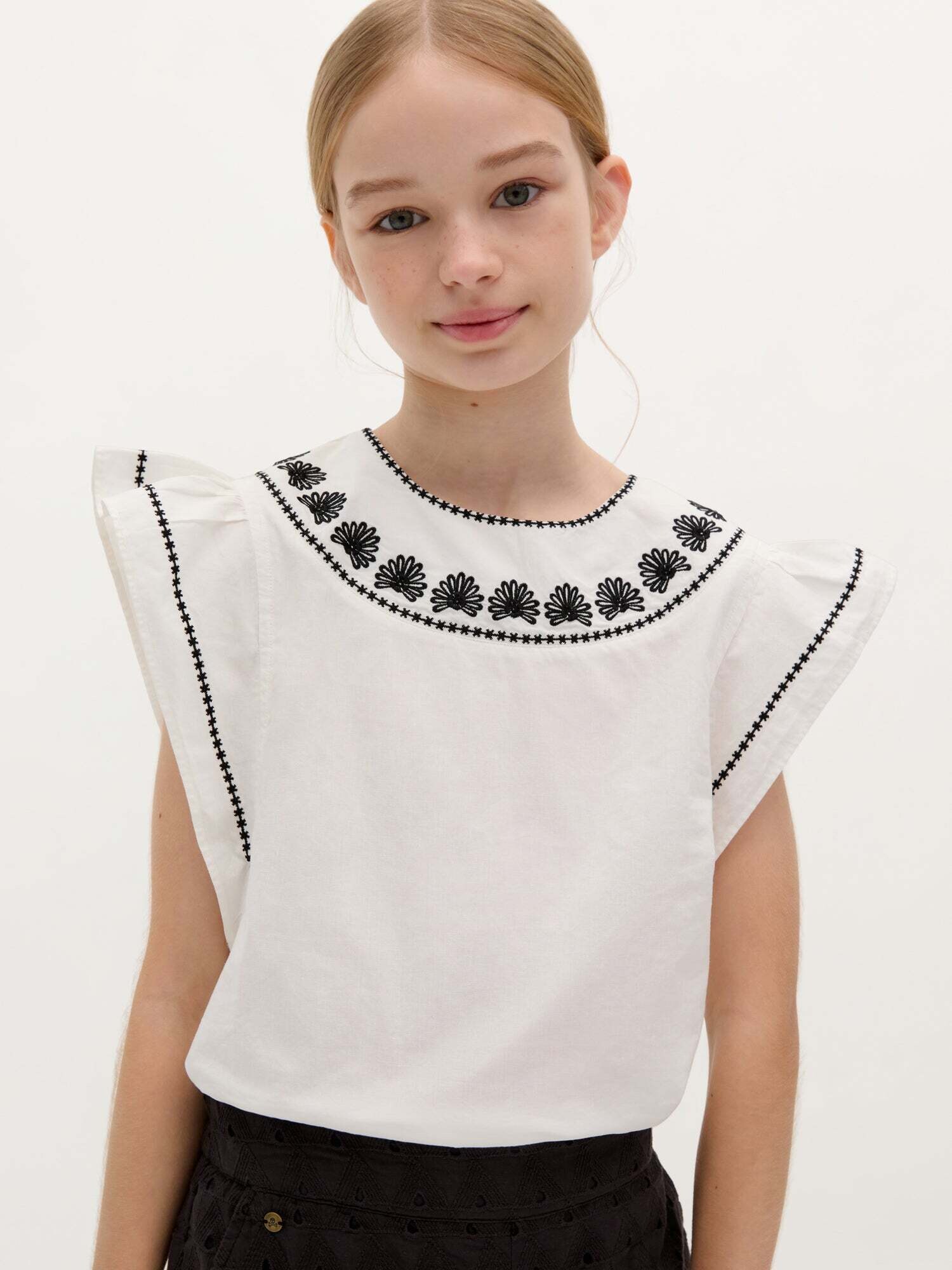 Thumbnail - Scalpers Nina Emb Blouse Girls